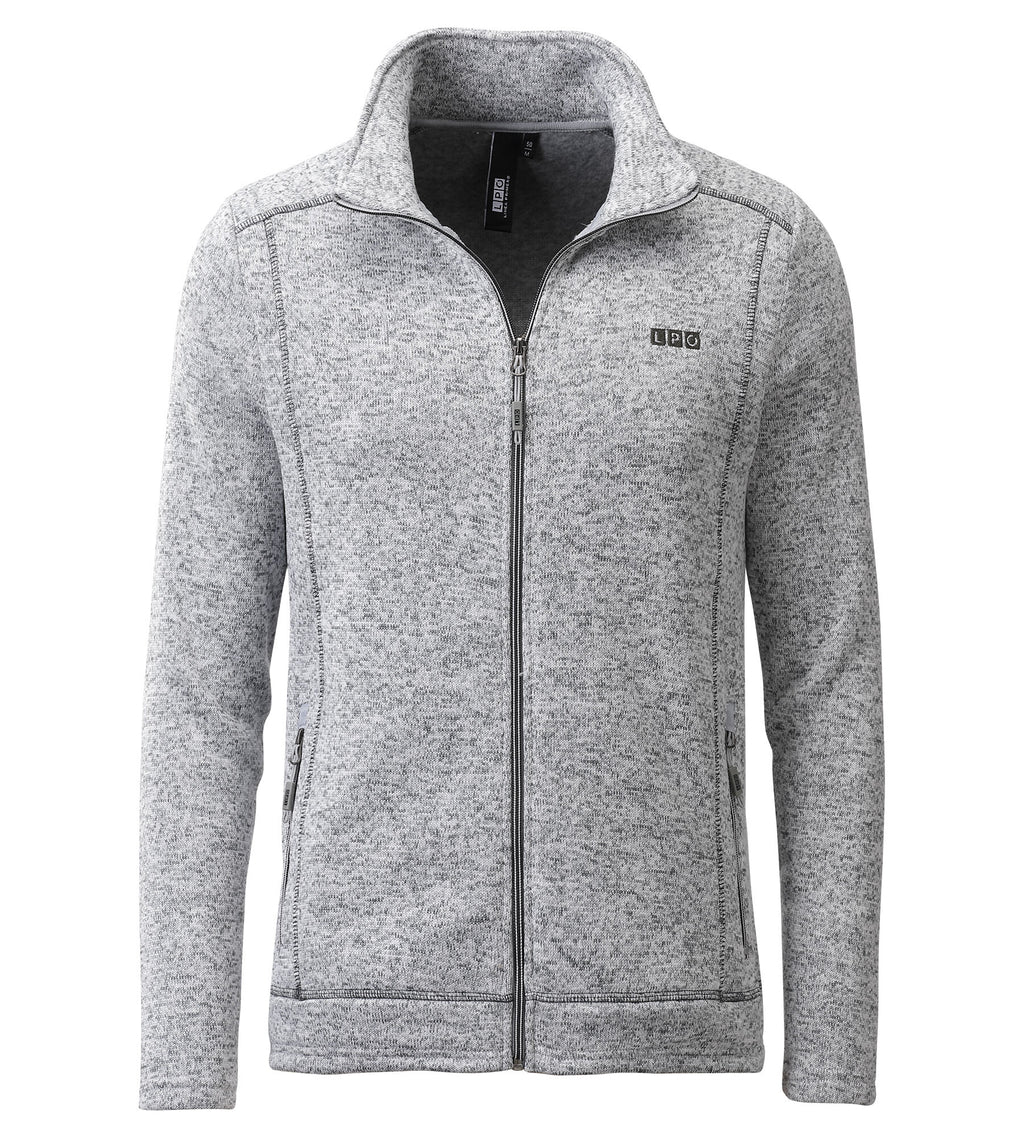 LPO Feinstrickjacke Owen 2 – hellgrau