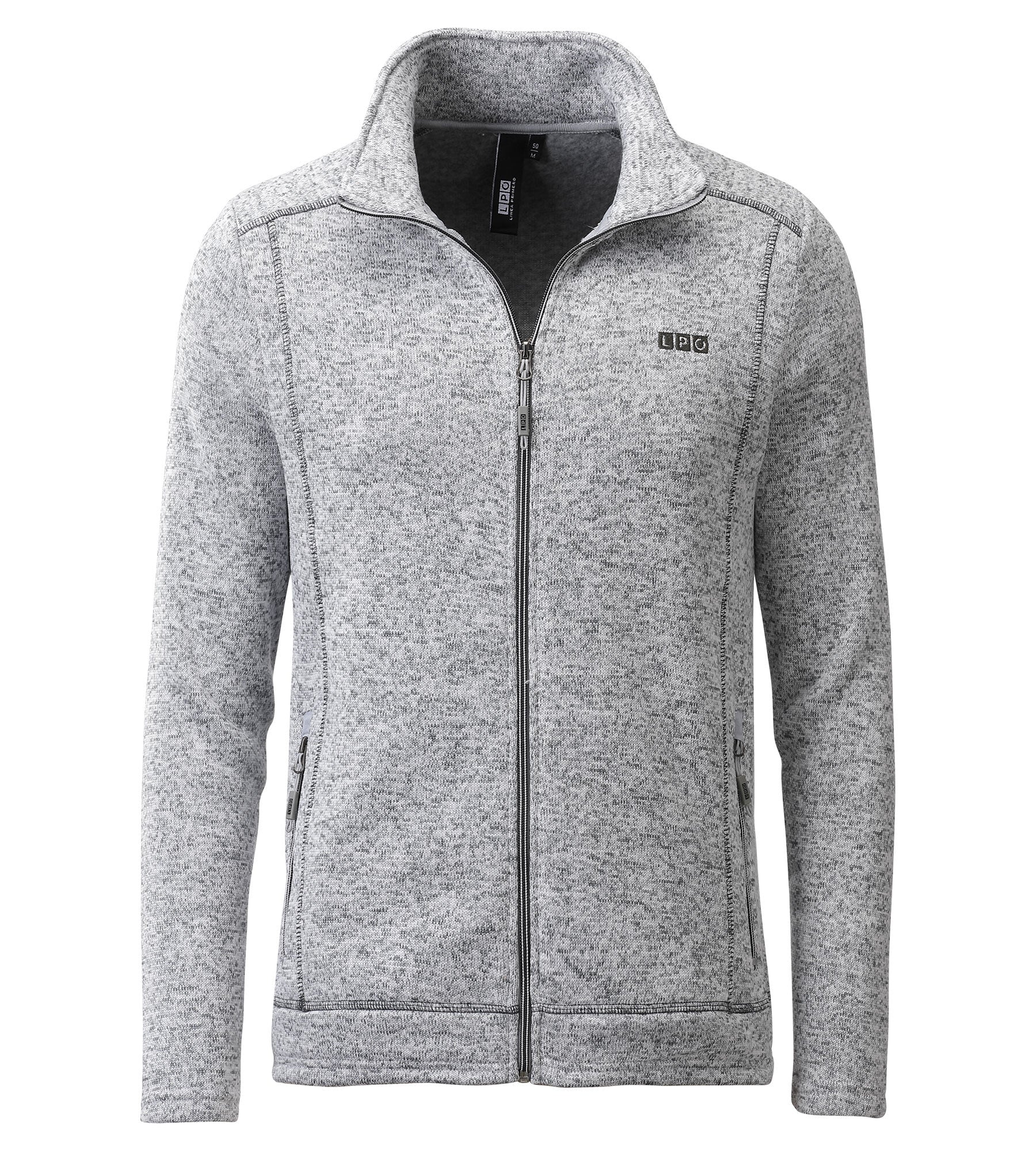 LPO Feinstrickjacke Owen 2 – hellgrau