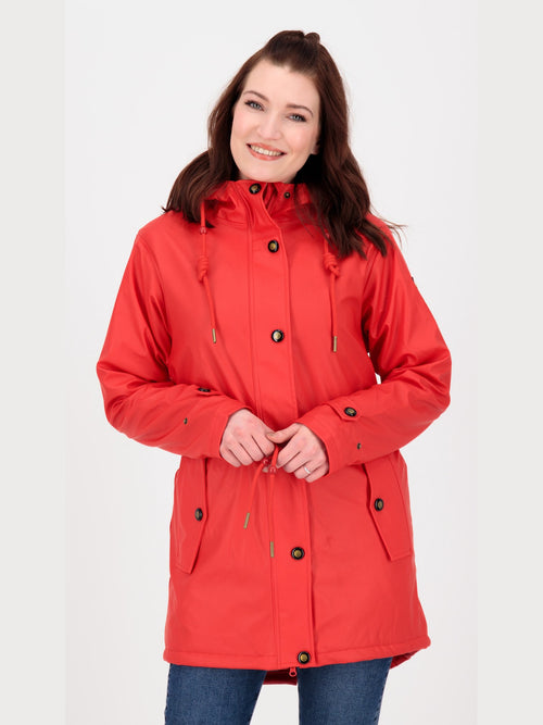 Regenmantel Friesennerz Ankergluttraum Rot