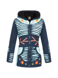 Ankerglut Fleecejacke Patchwork Multicolor Nunavut II Flower Power
