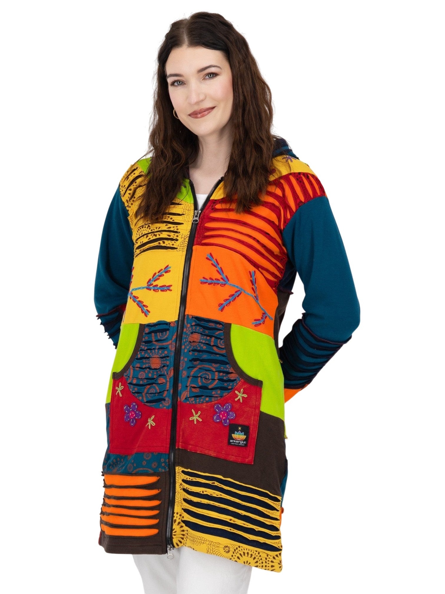 DEPROC ACTIVE Fleecejacke Patchwork Nunavut