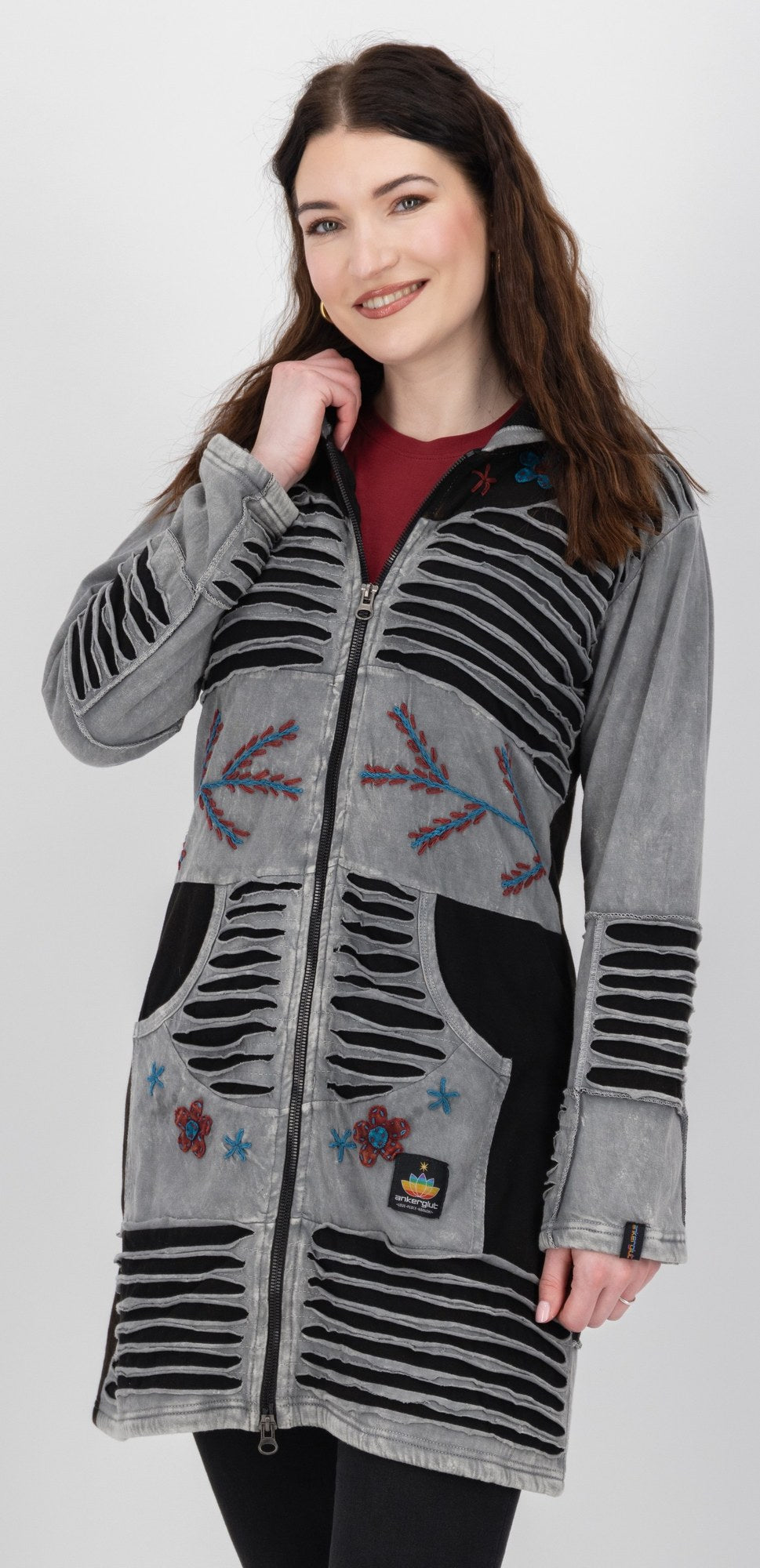Fleecejacke Patchwork Nunavut
