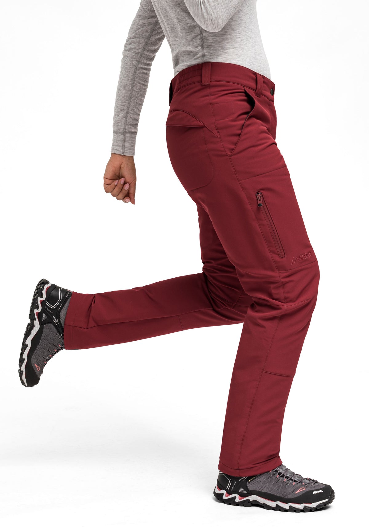 Maier Sports Helga Outdoorhose Damen – große Größen sun-dried tomato