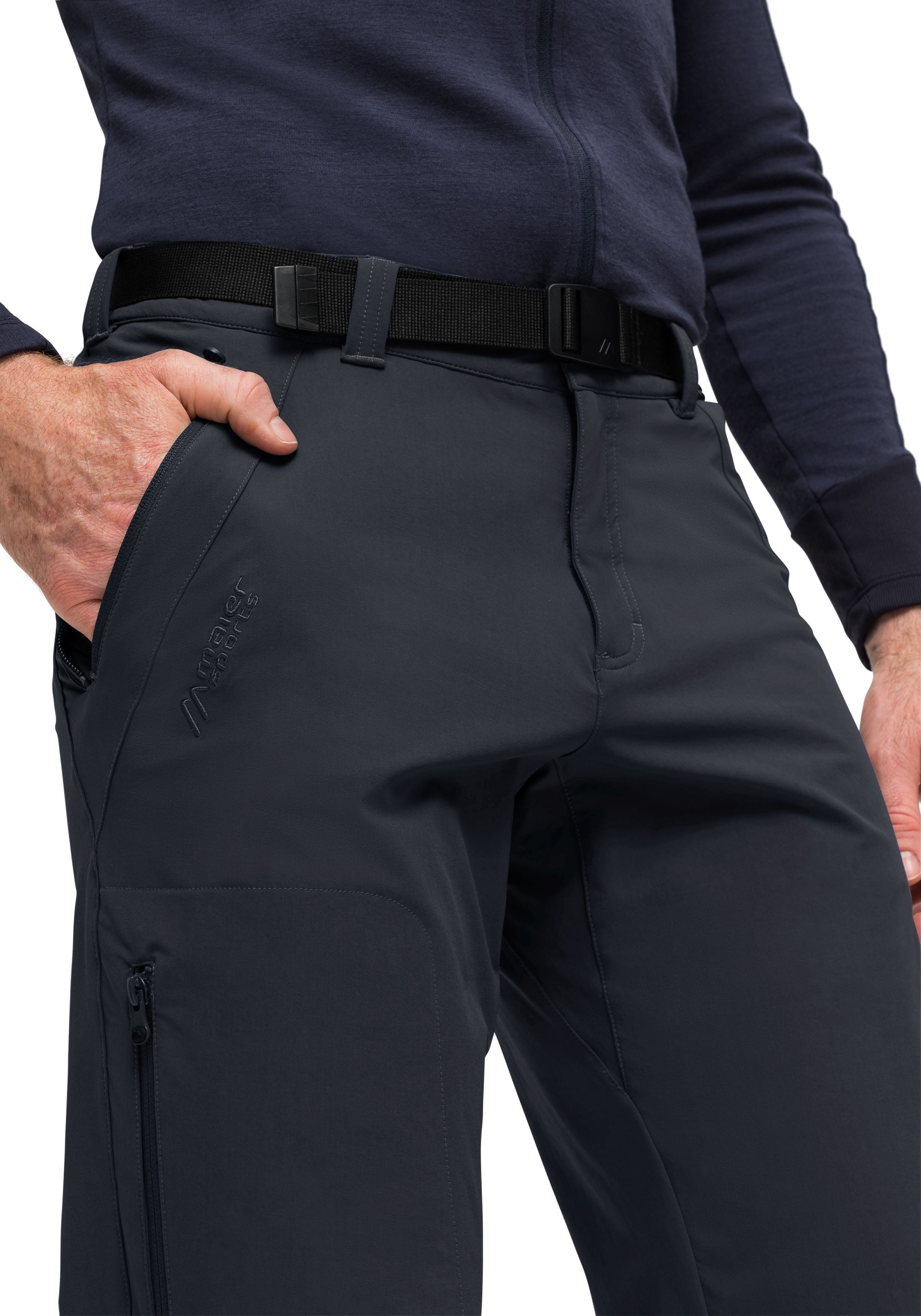 Maier Sports Naturno große Größen – black