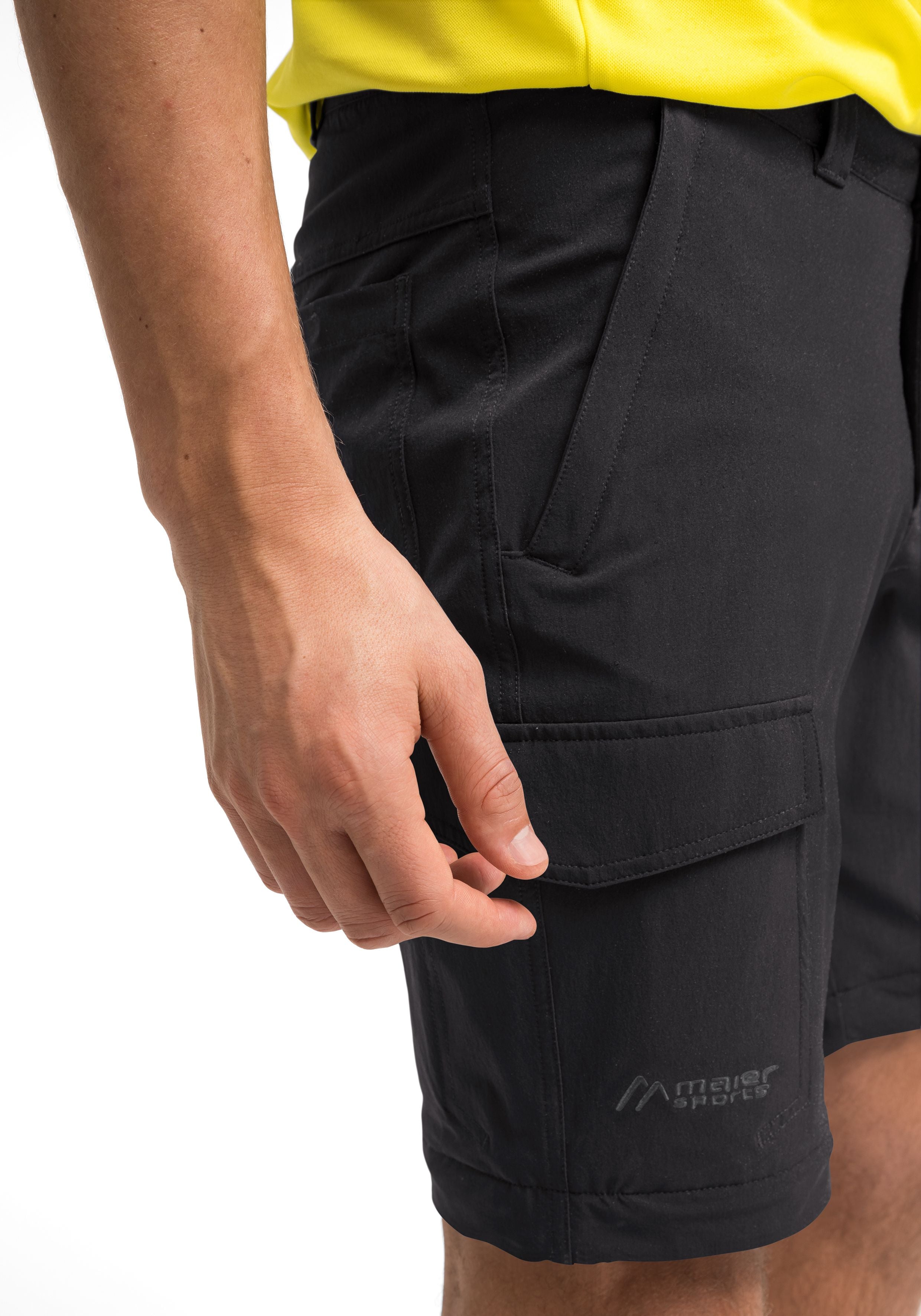 Maier Sports Torid slim zip große Größen – black