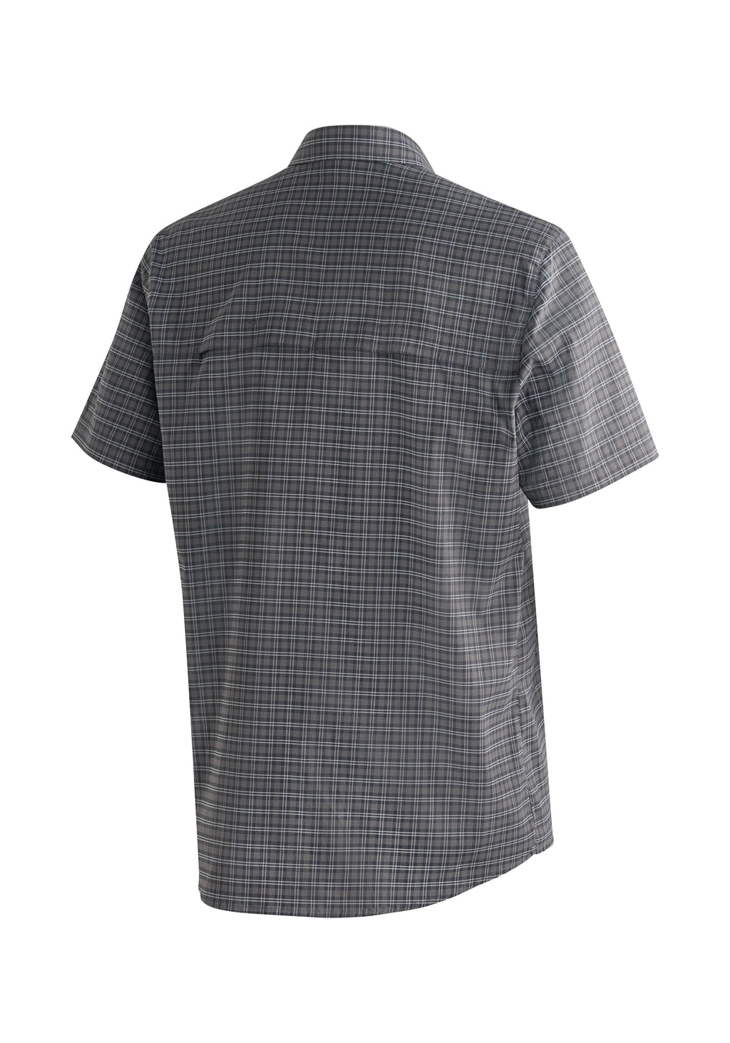Maier Sports Mats S/S große Größen – grey check