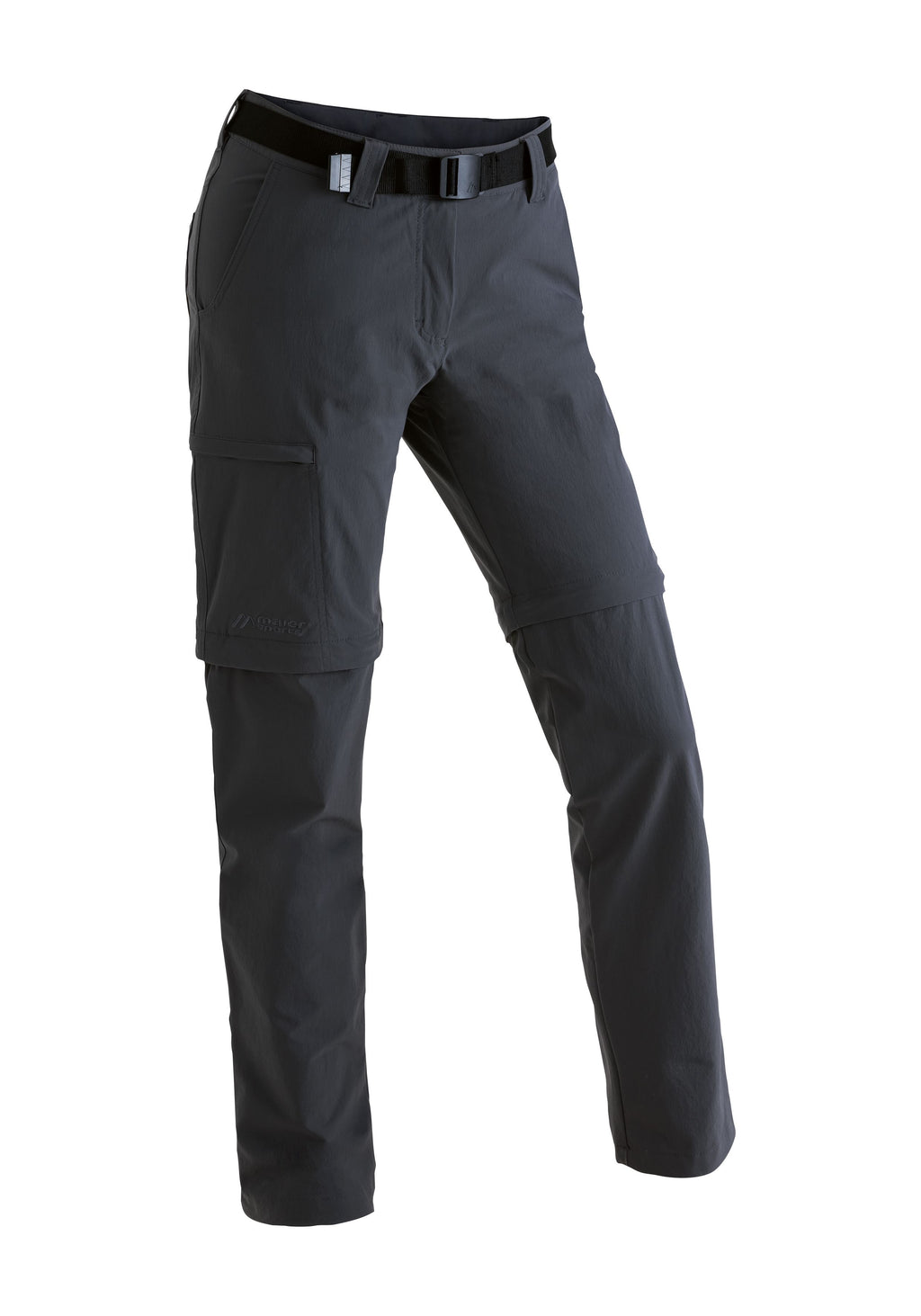 Maier Sports Inara slim zip große Größen – black