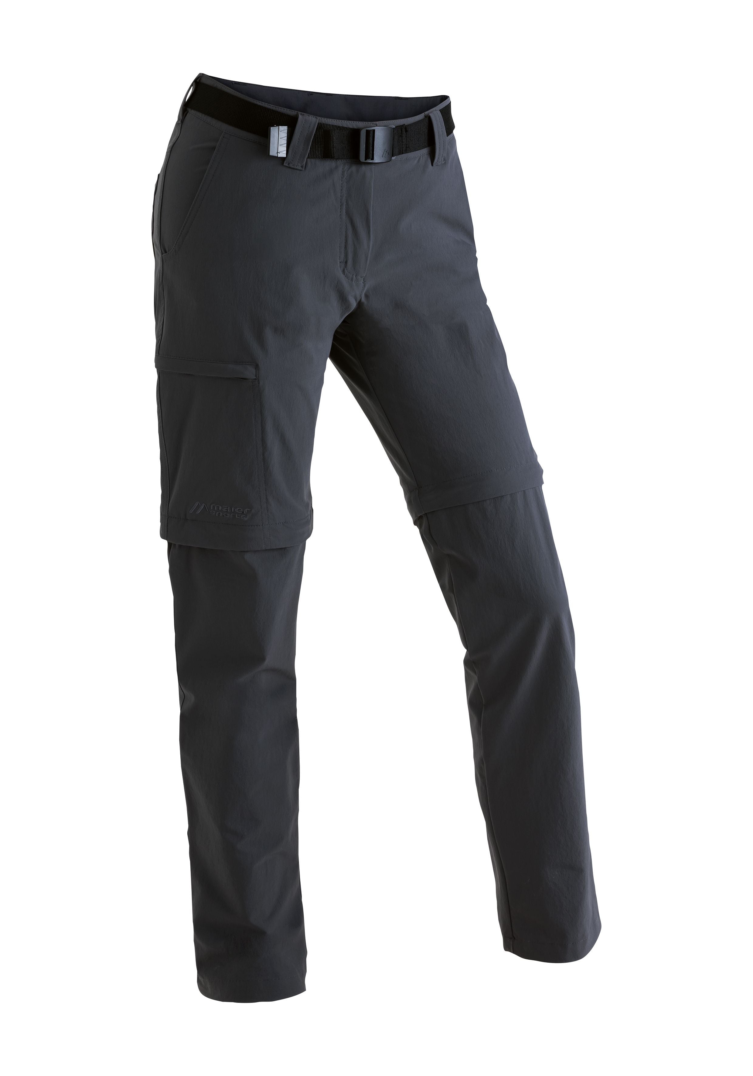 Maier Sports Inara slim zip große Größen – black