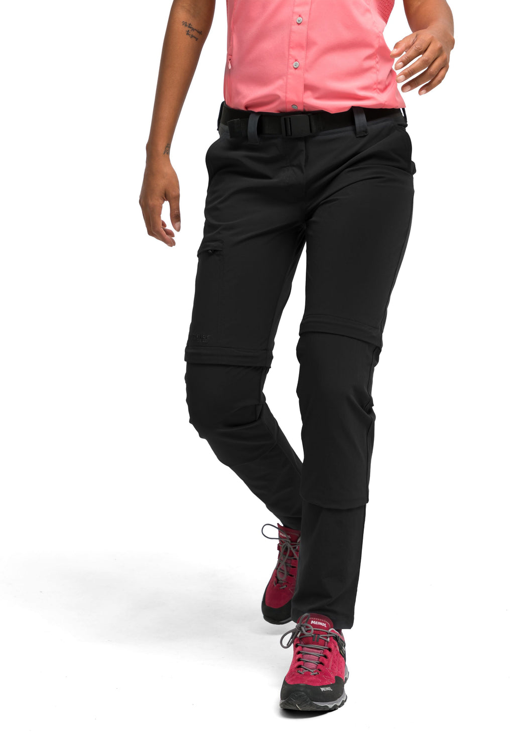 Maier Sports Inara slim zip große Größen – black
