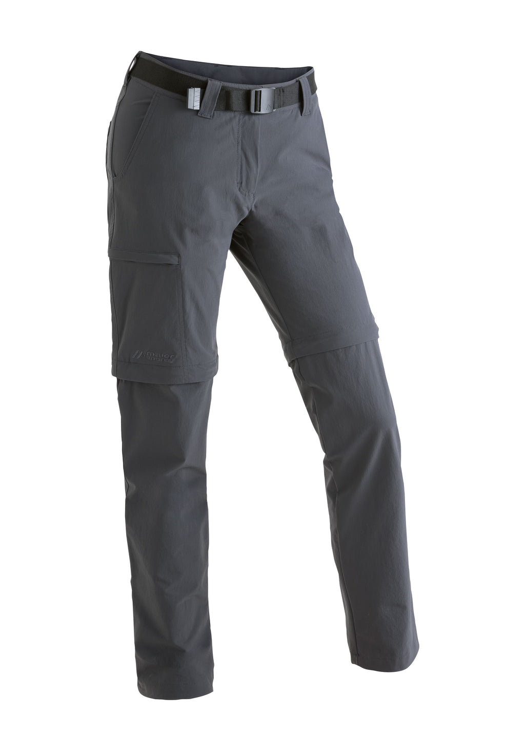 Maier Sports Inara slim zip große Größen – graphite