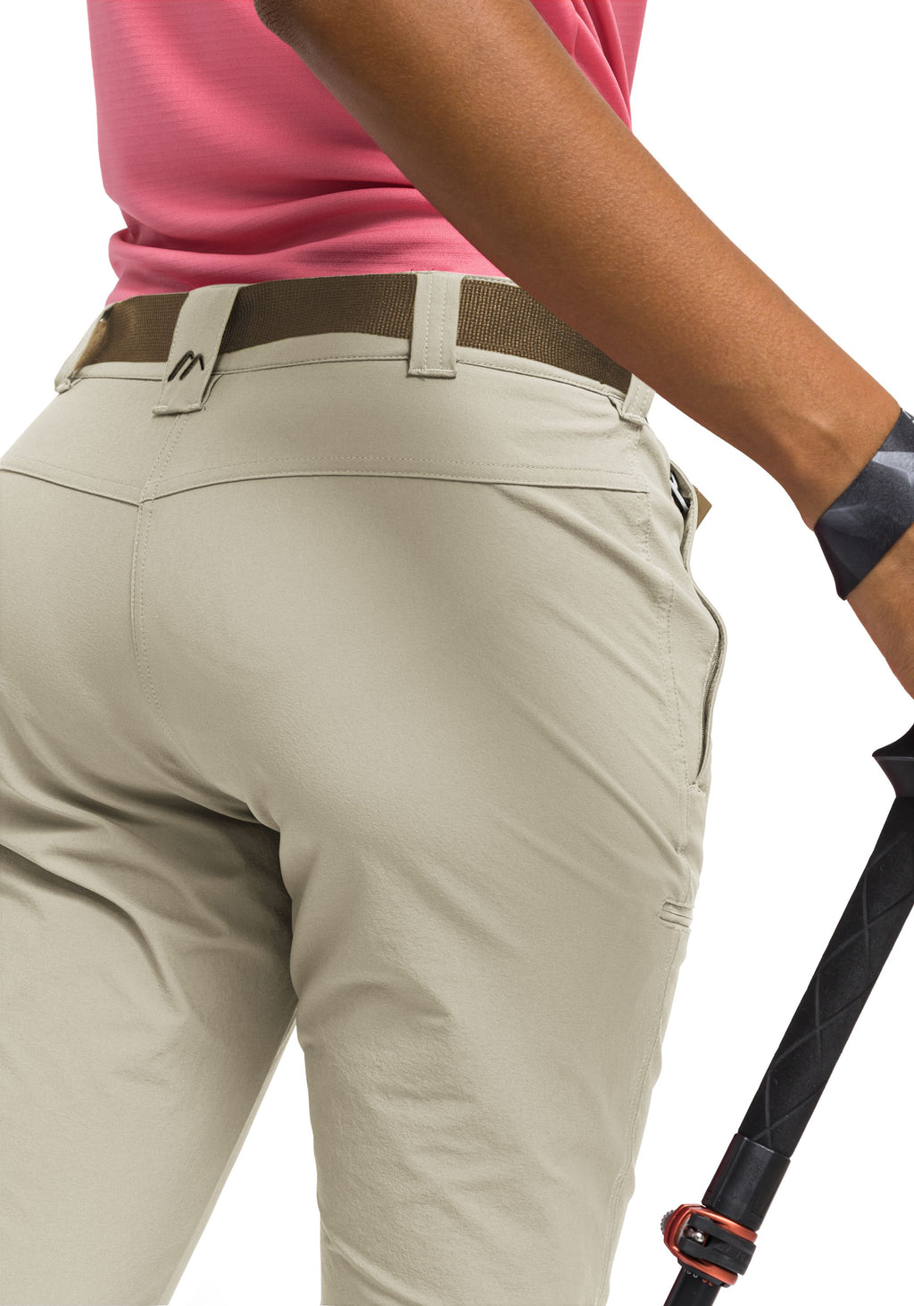 Maier Sports Inara slim 3/4 große Größen – brown rice