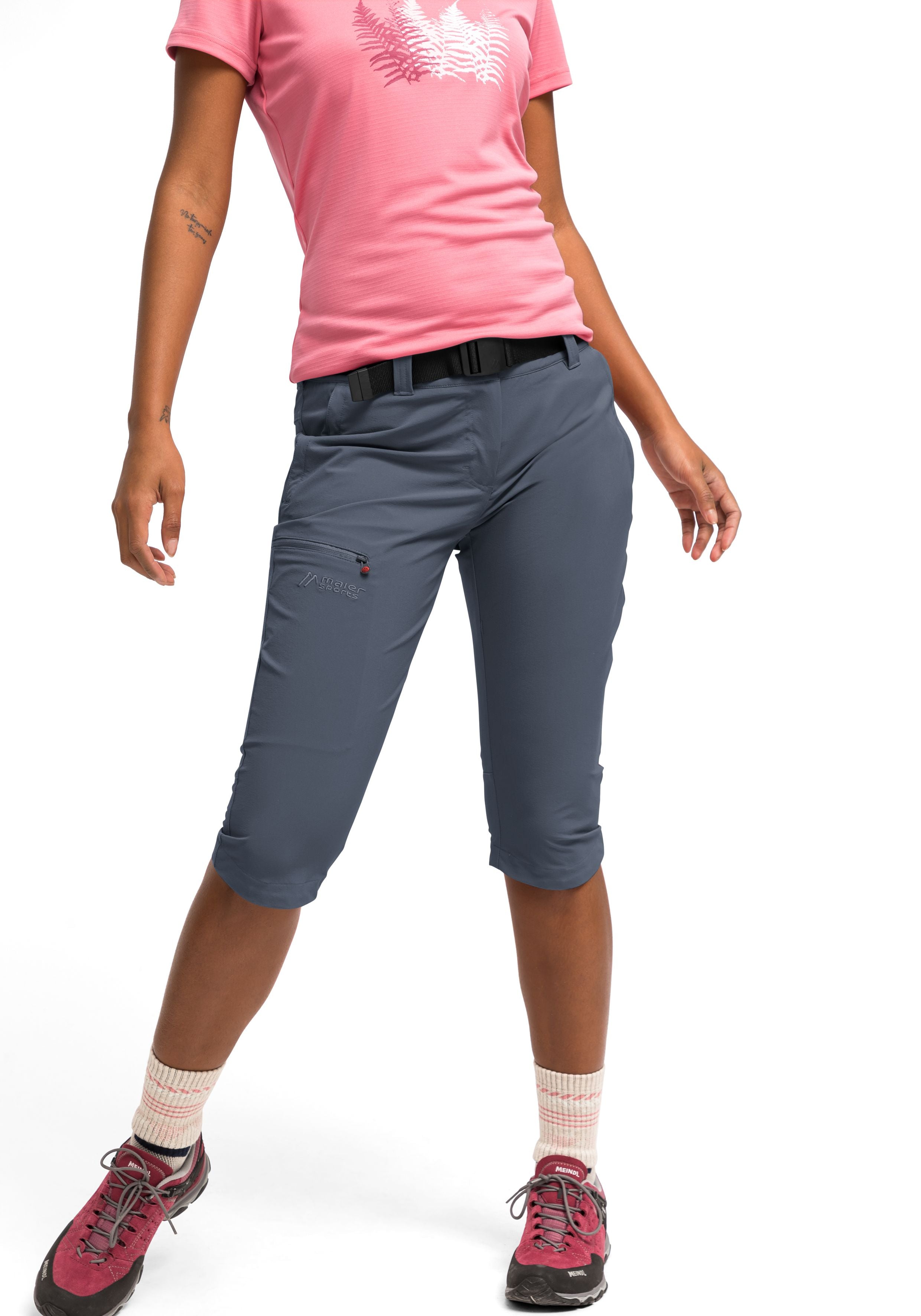 Maier Sports Inara slim 3/4 große Größen – graphite