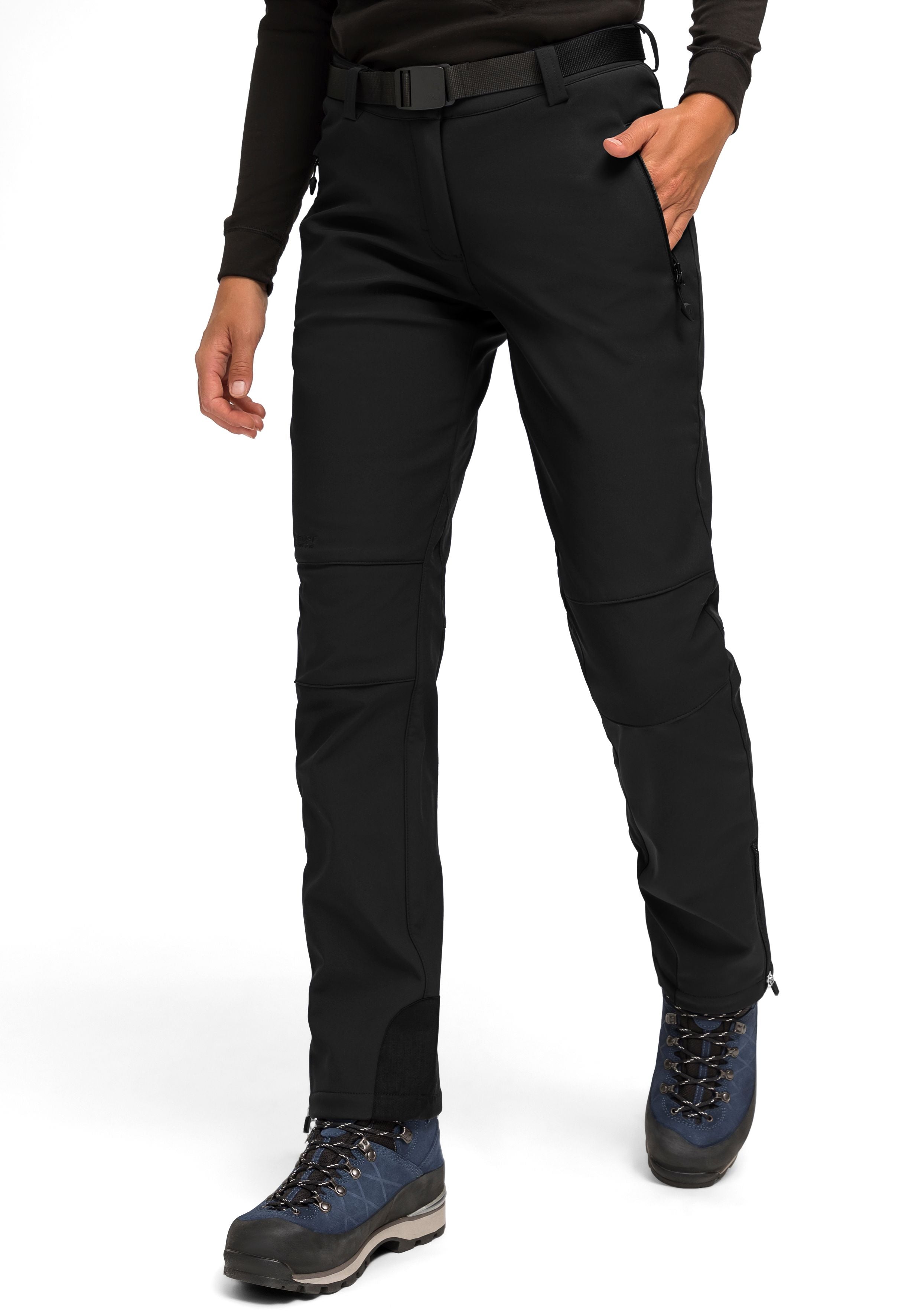 Maier Sports Tech Pants W große Größen – black