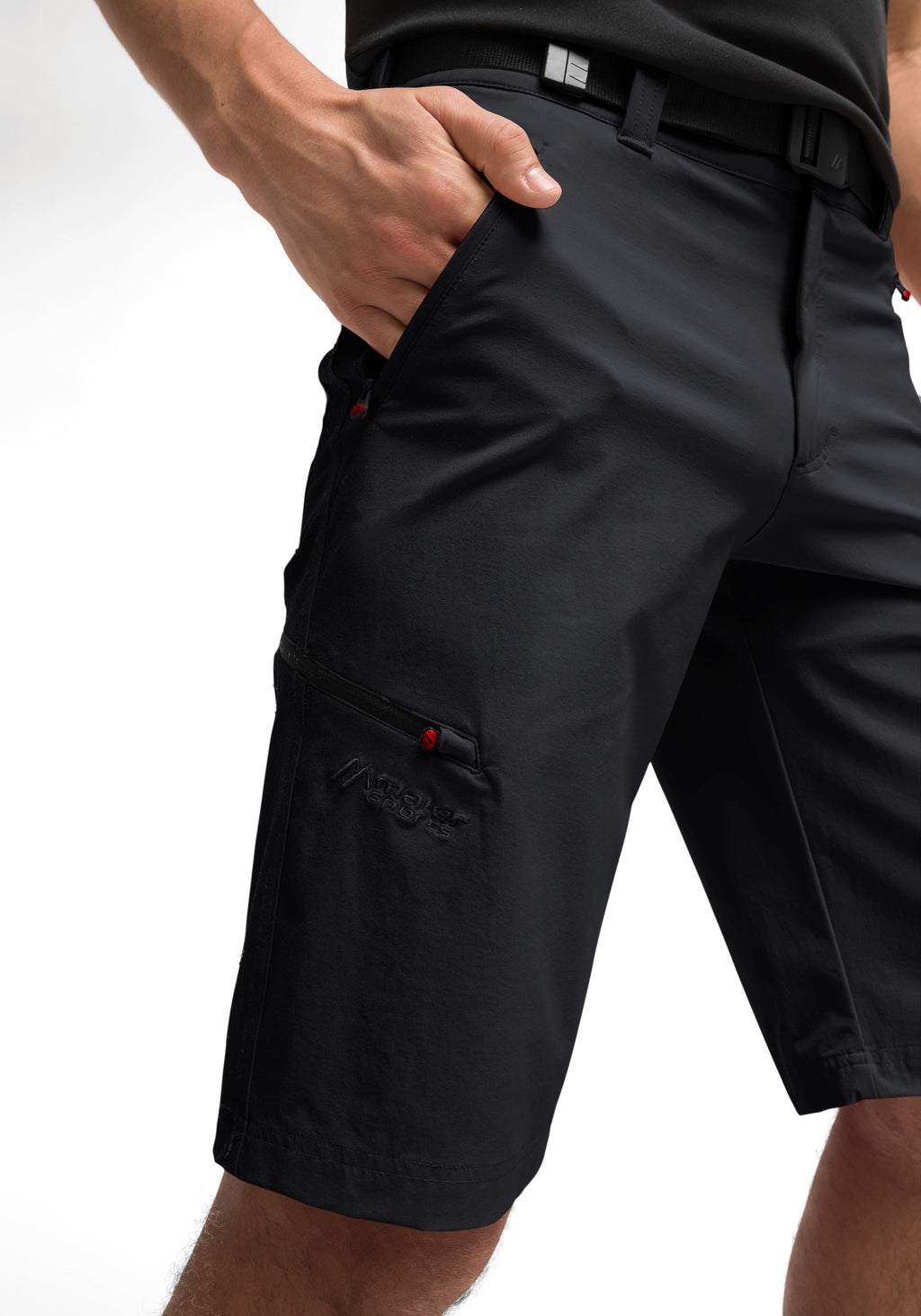Maier Sports Nil Bermuda große Größen – black