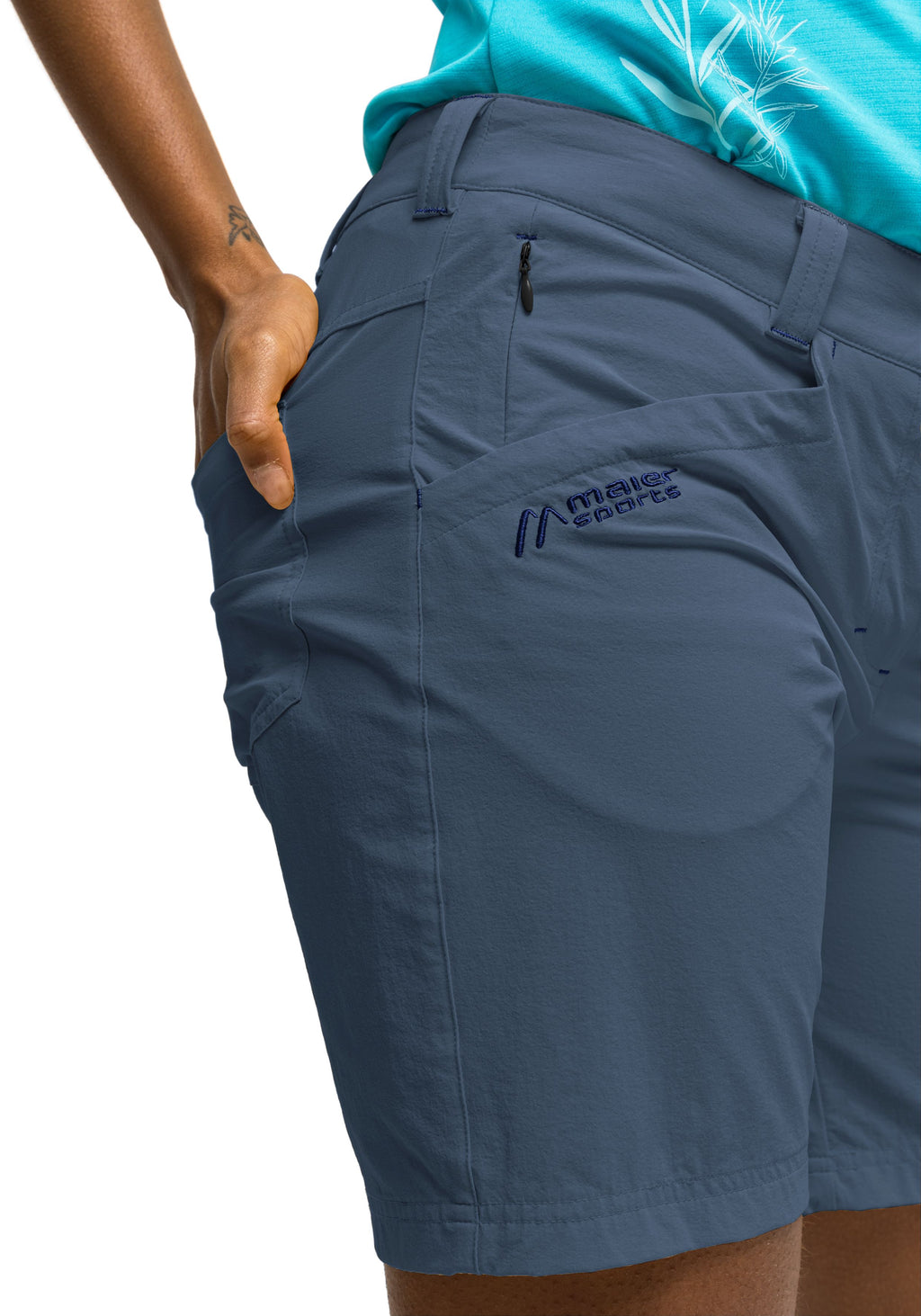 Maier Sports Lulaka Shorts große Größen – ensign blue