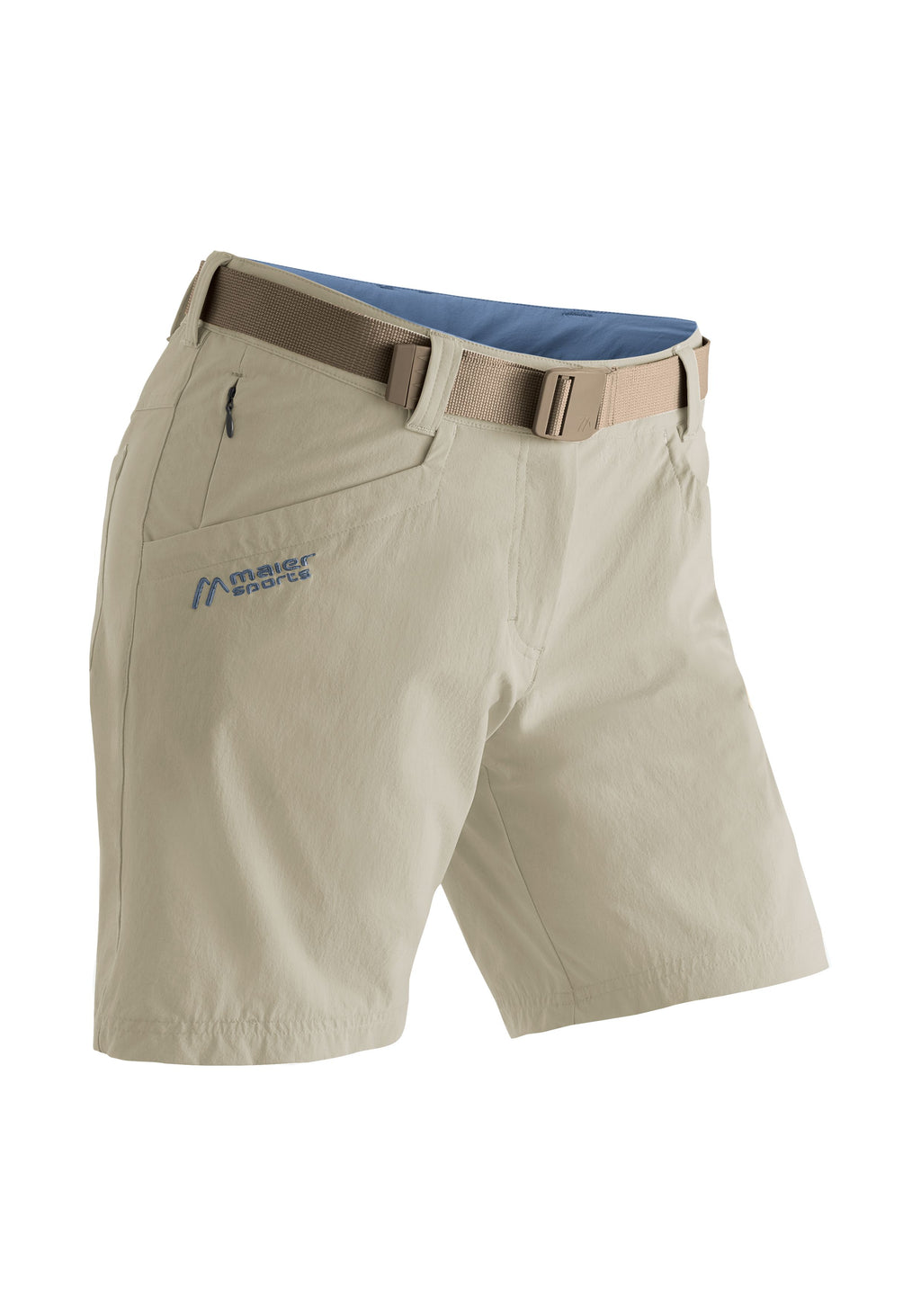 Maier Sports Lulaka Shorts große Größen – brownrice/ensignb