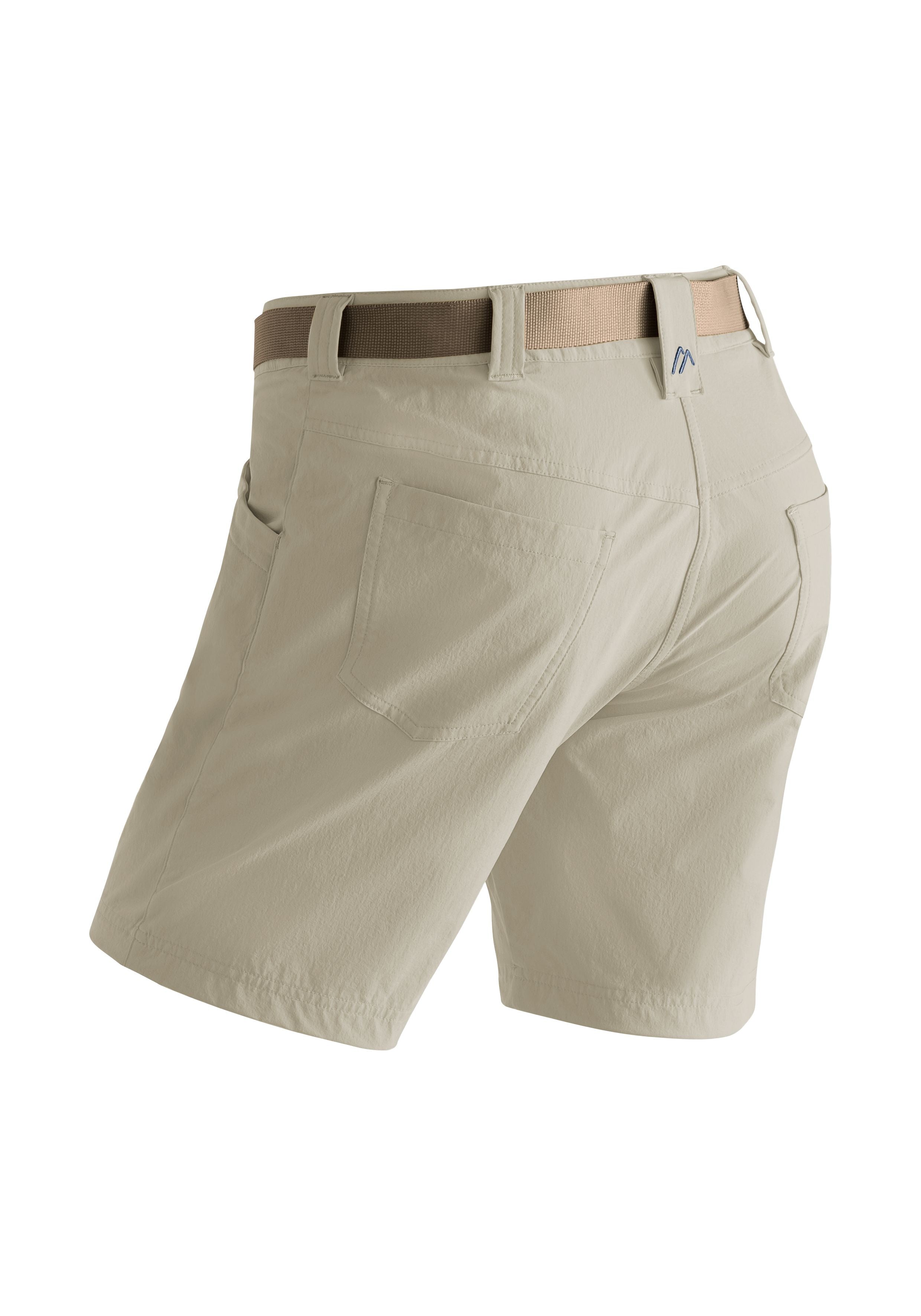 Maier Sports Lulaka Shorts große Größen – brownrice/ensignb