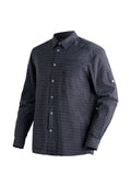 Maier Sports Mats L/S große Größen – grey check