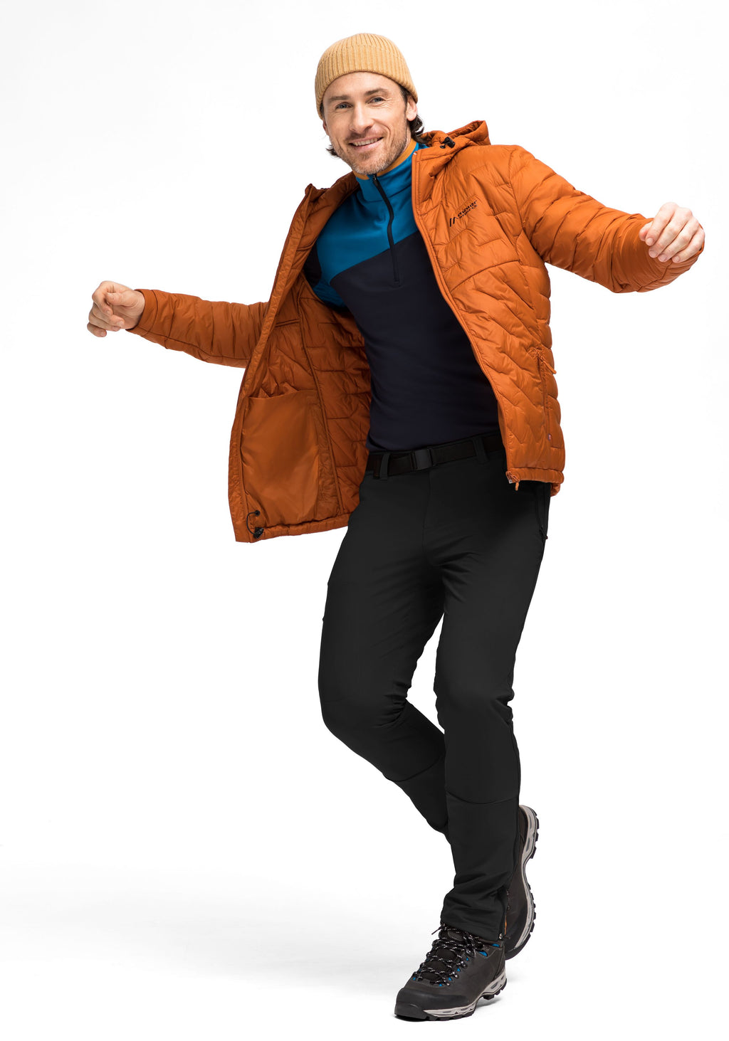 Maier Sports Naturno slim große Größen – black