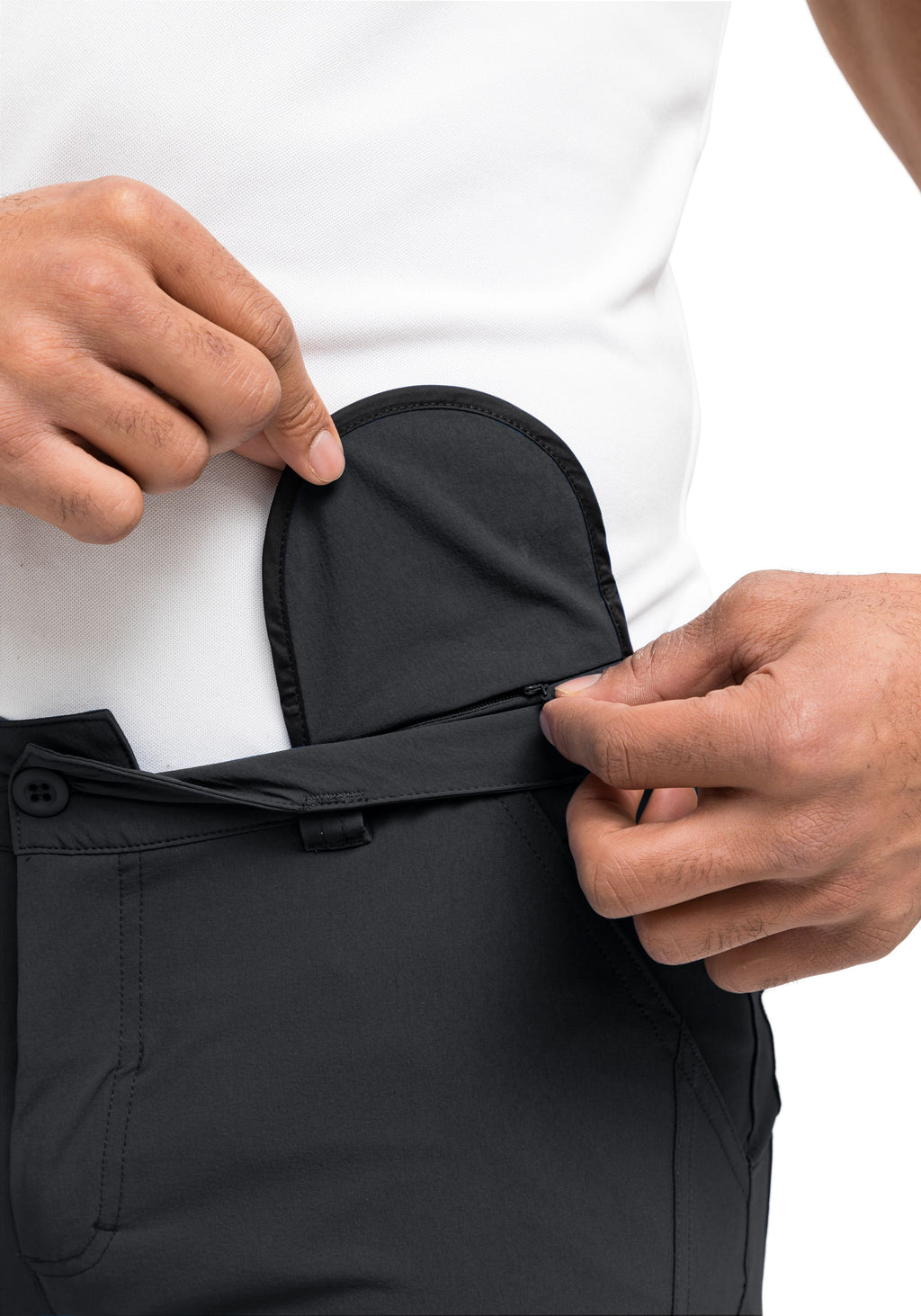 Maier Sports Nil Short M große Größen – black