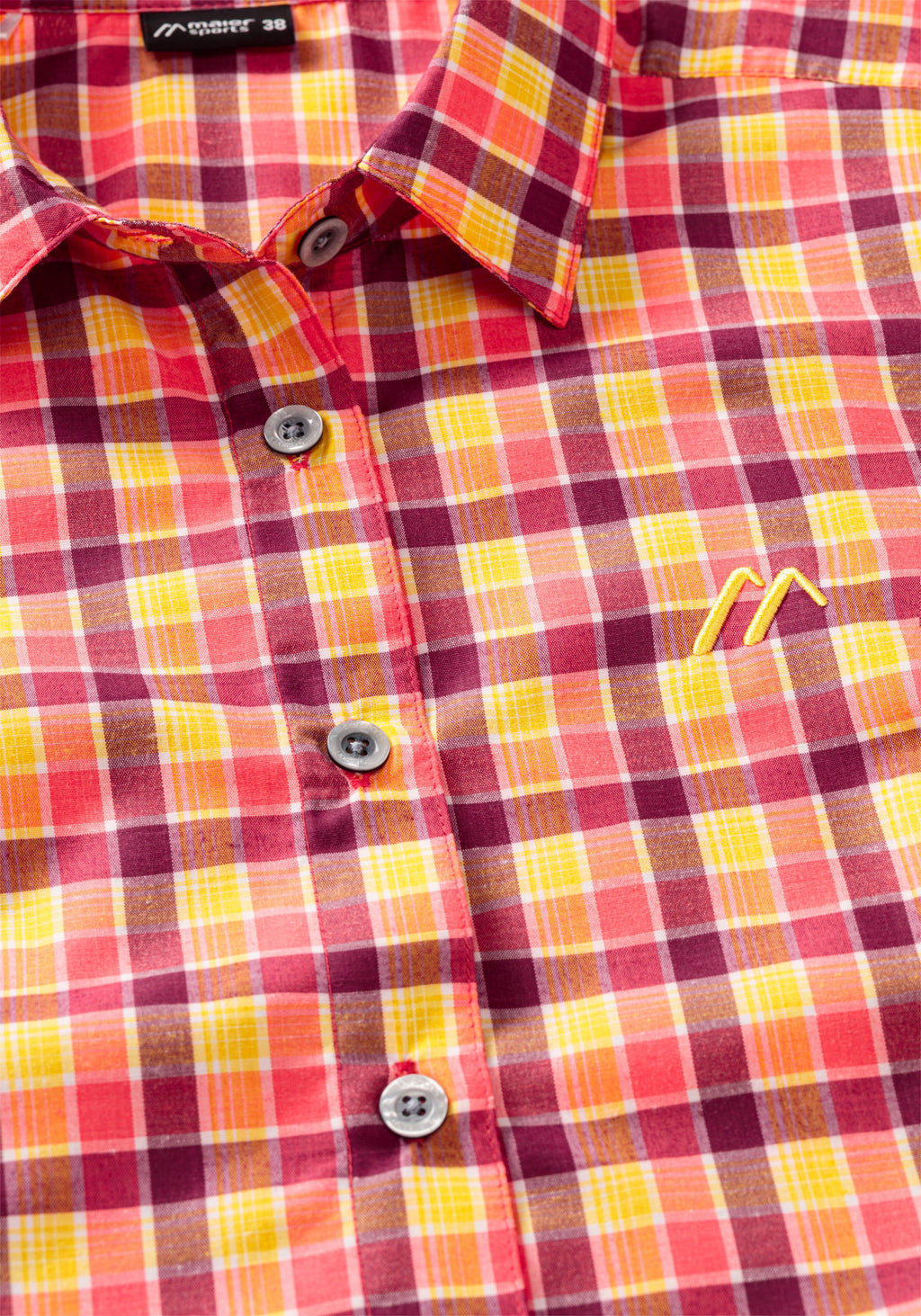Maier Sports Philina große Größen – red yellow check