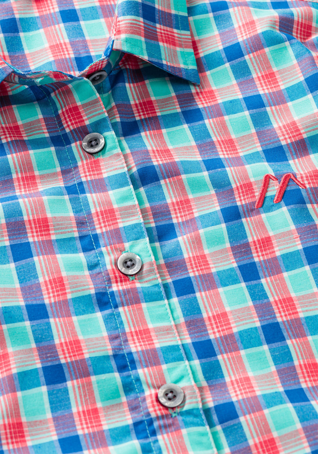 Maier Sports Philina große Größen – blue red check