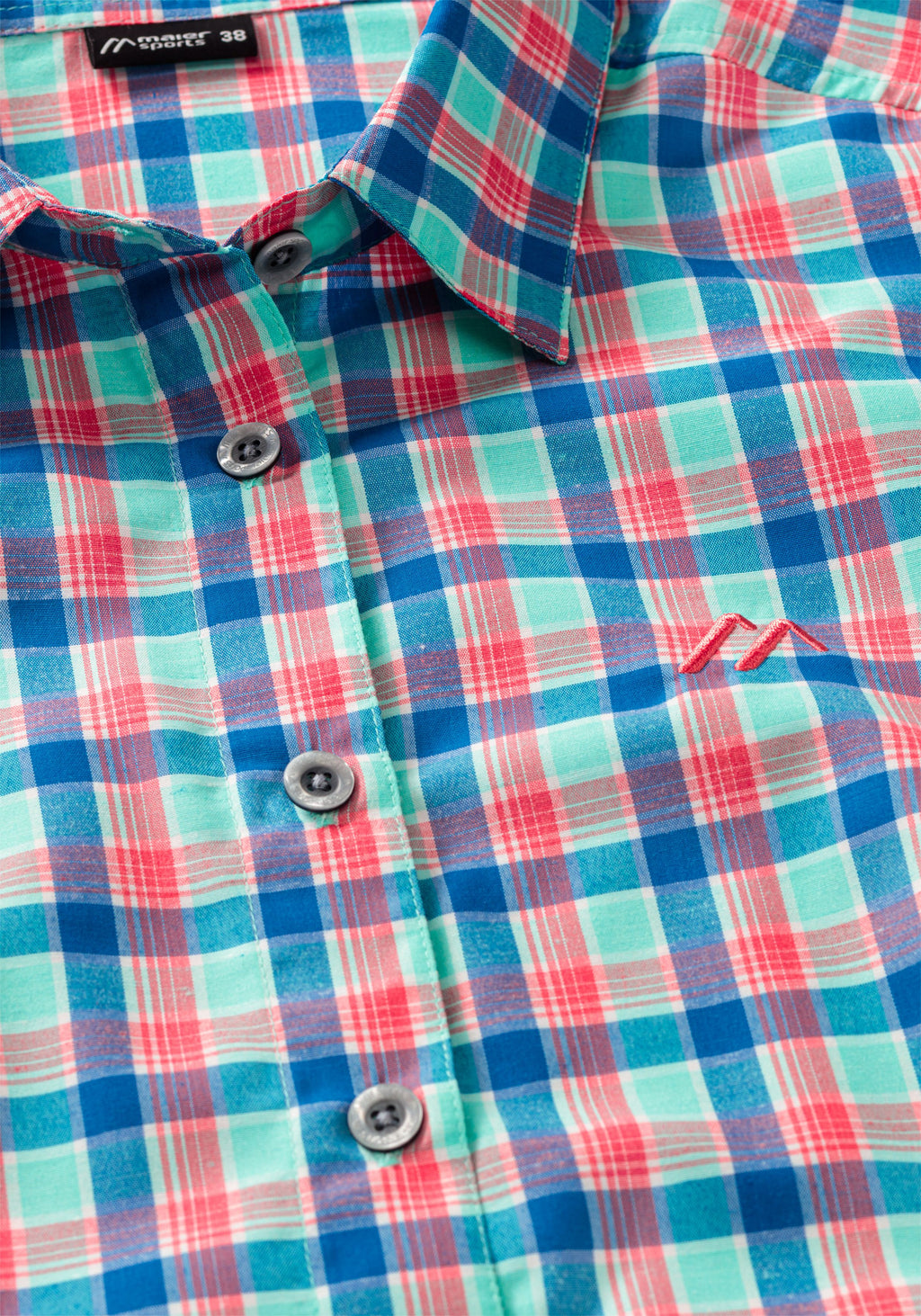 Maier Sports Nanni große Größen – blue red check