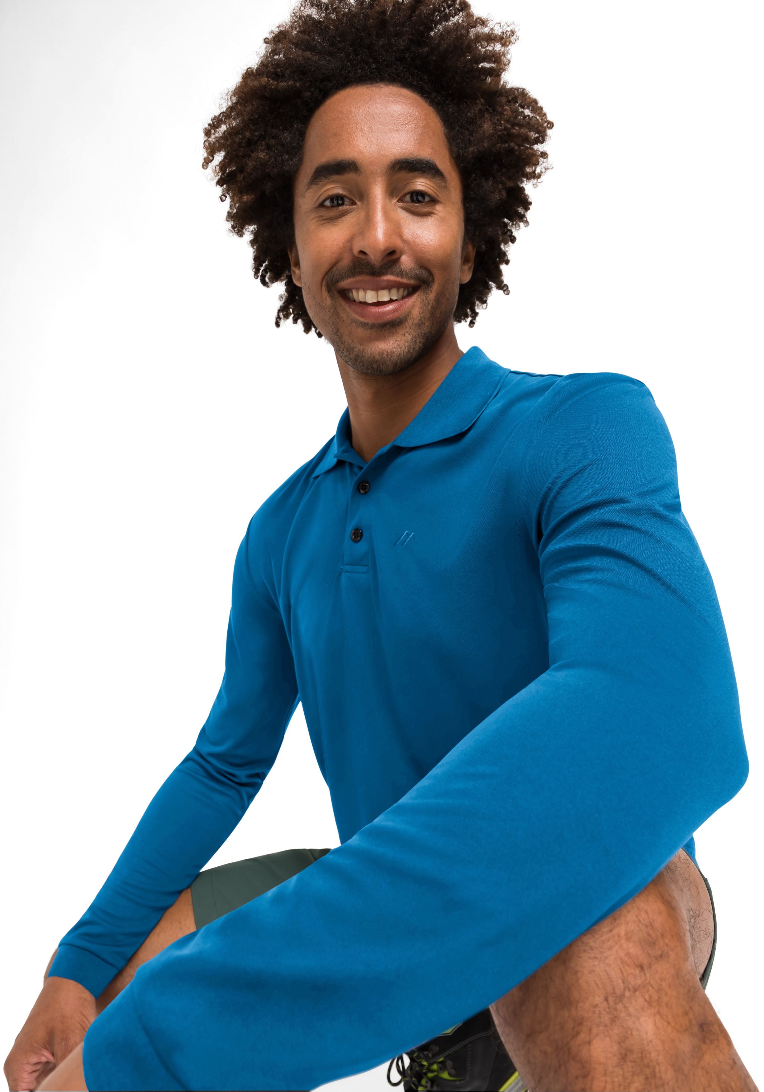 Maier Sports Ulrich L/S große Größen – imperial blue