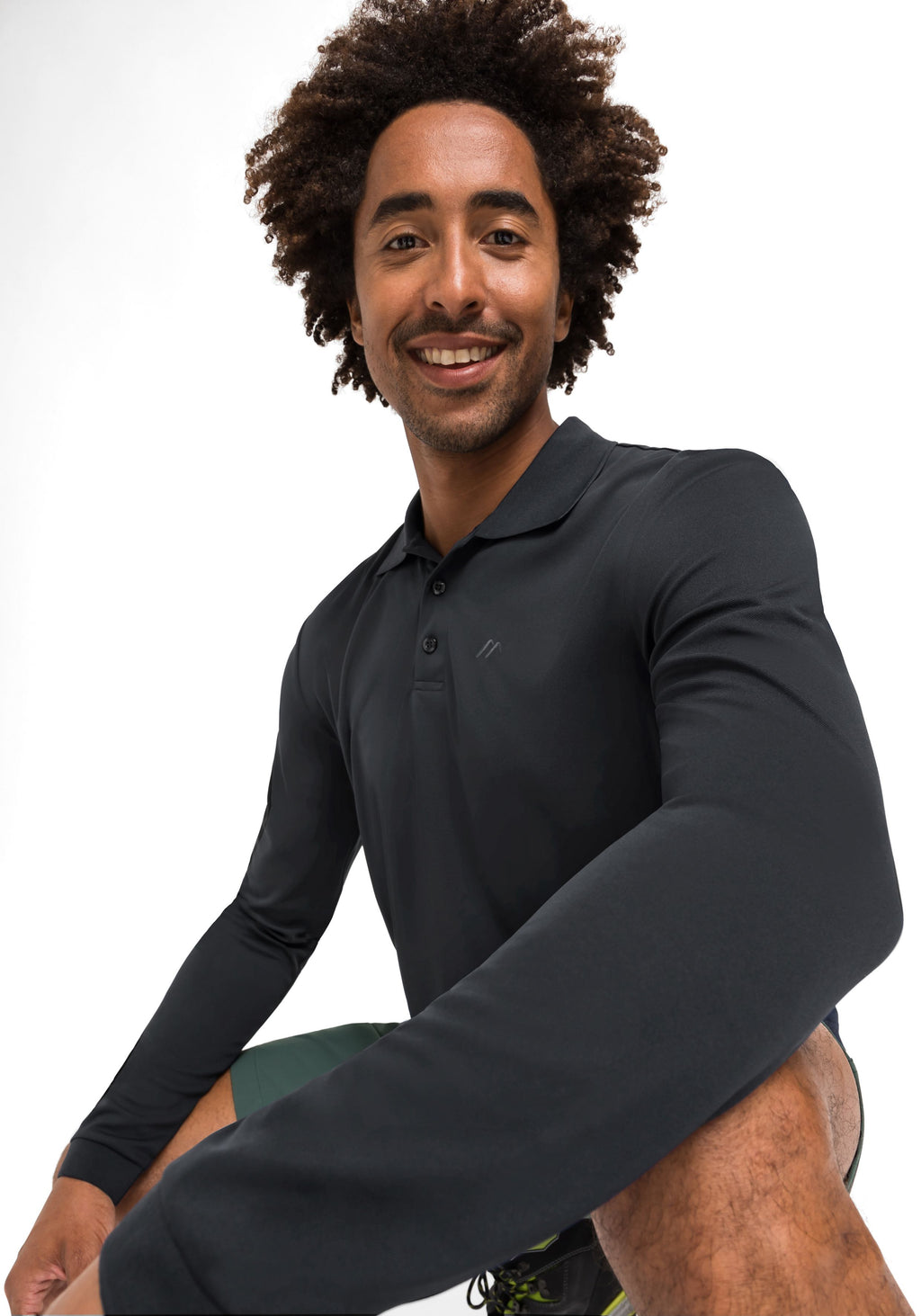 Maier Sports Ulrich L/S große Größen – black