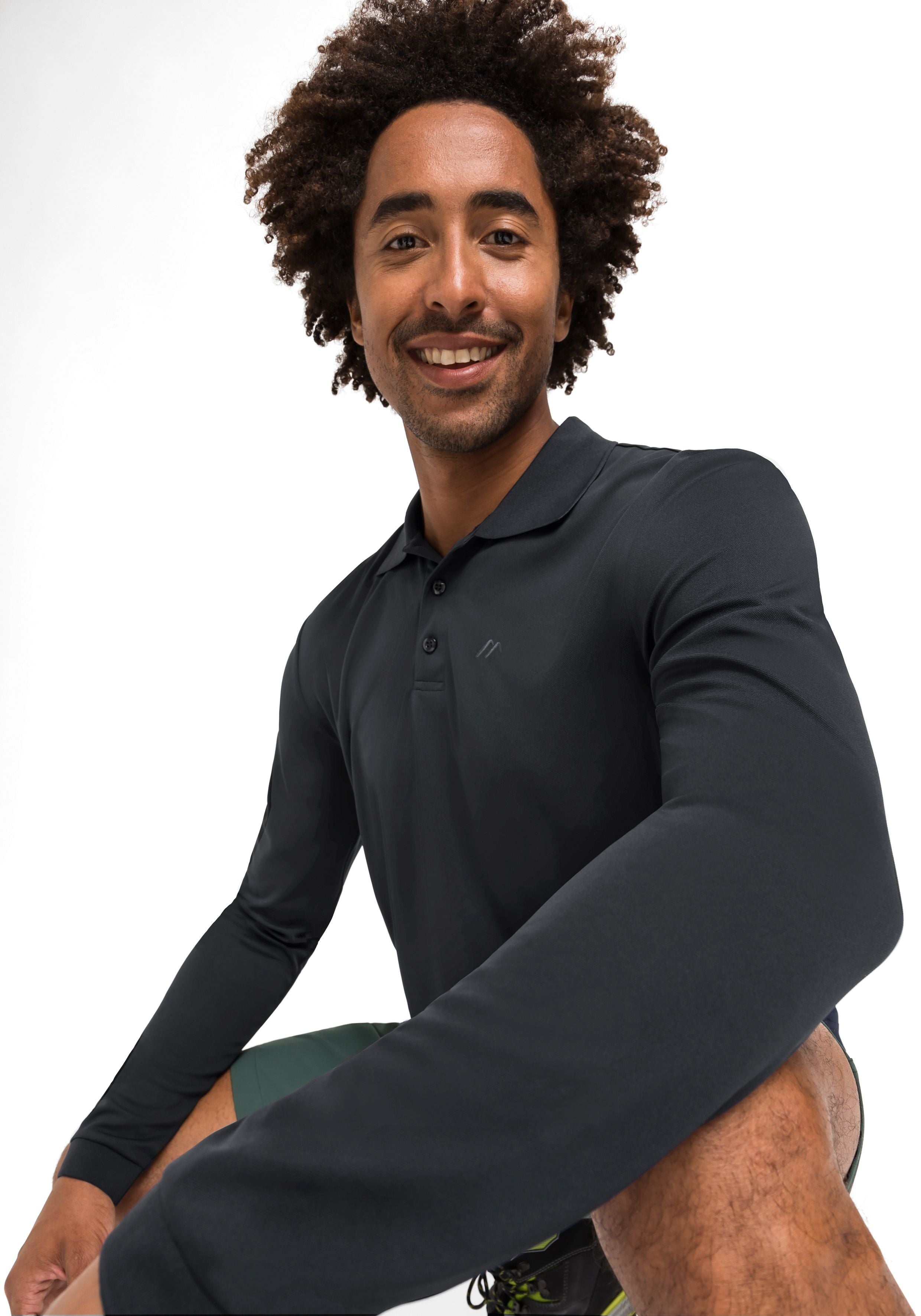 Maier Sports Ulrich L/S große Größen – black