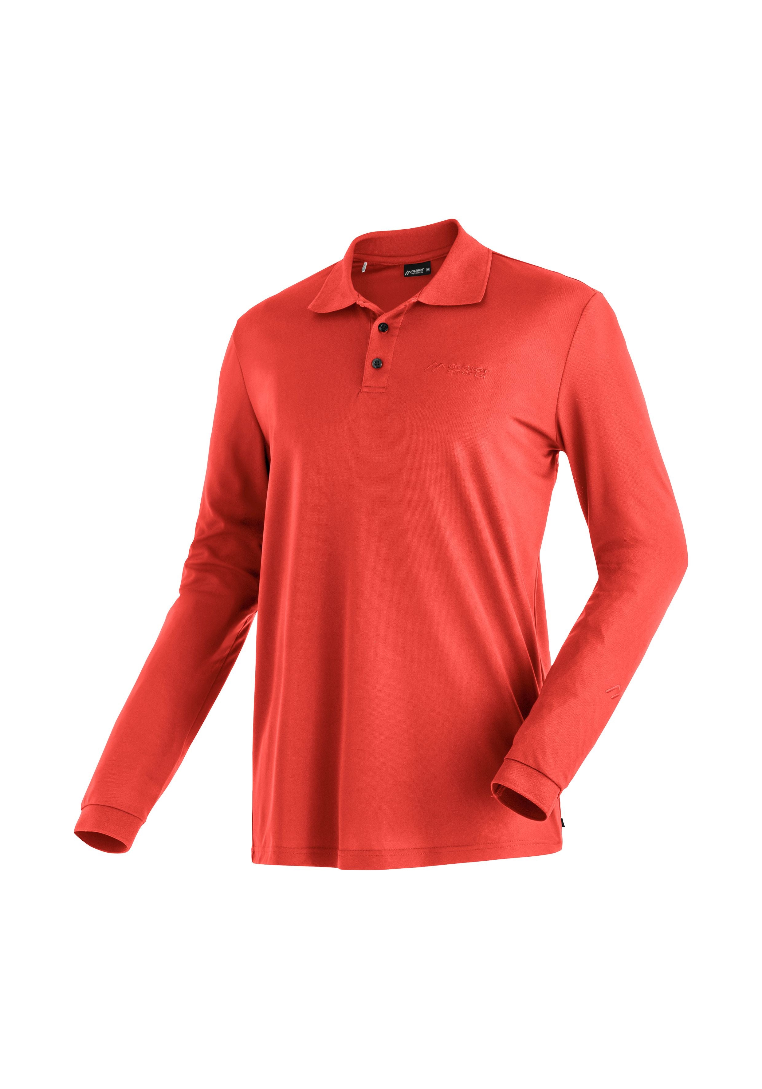 Maier Sports Ulrich L/S große Größen – paprika flame