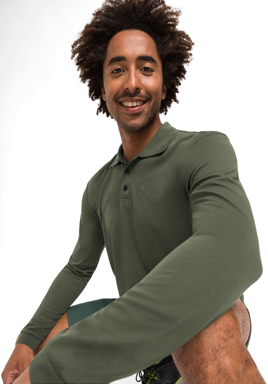 Maier Sports Ulrich L/S große Größen – green goose