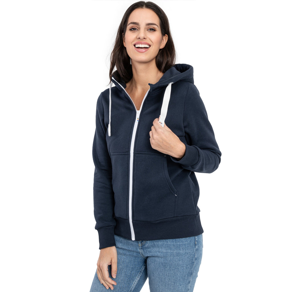 DEPROC Kapuzensweatjacke Finja II – Navy