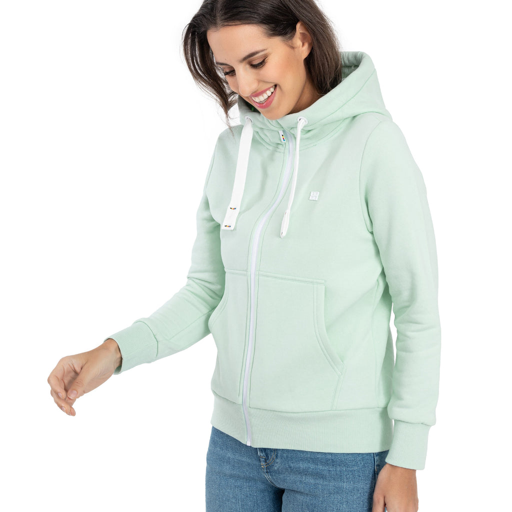 DEPROC Kapuzensweatjacke Finja II – Mint