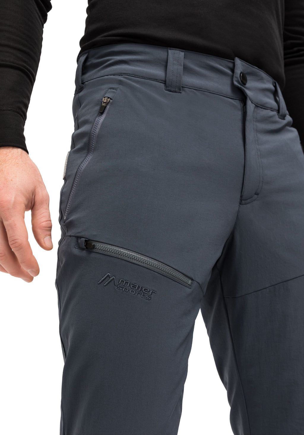 Maier Sports Nil Wool große Größen – graphite
