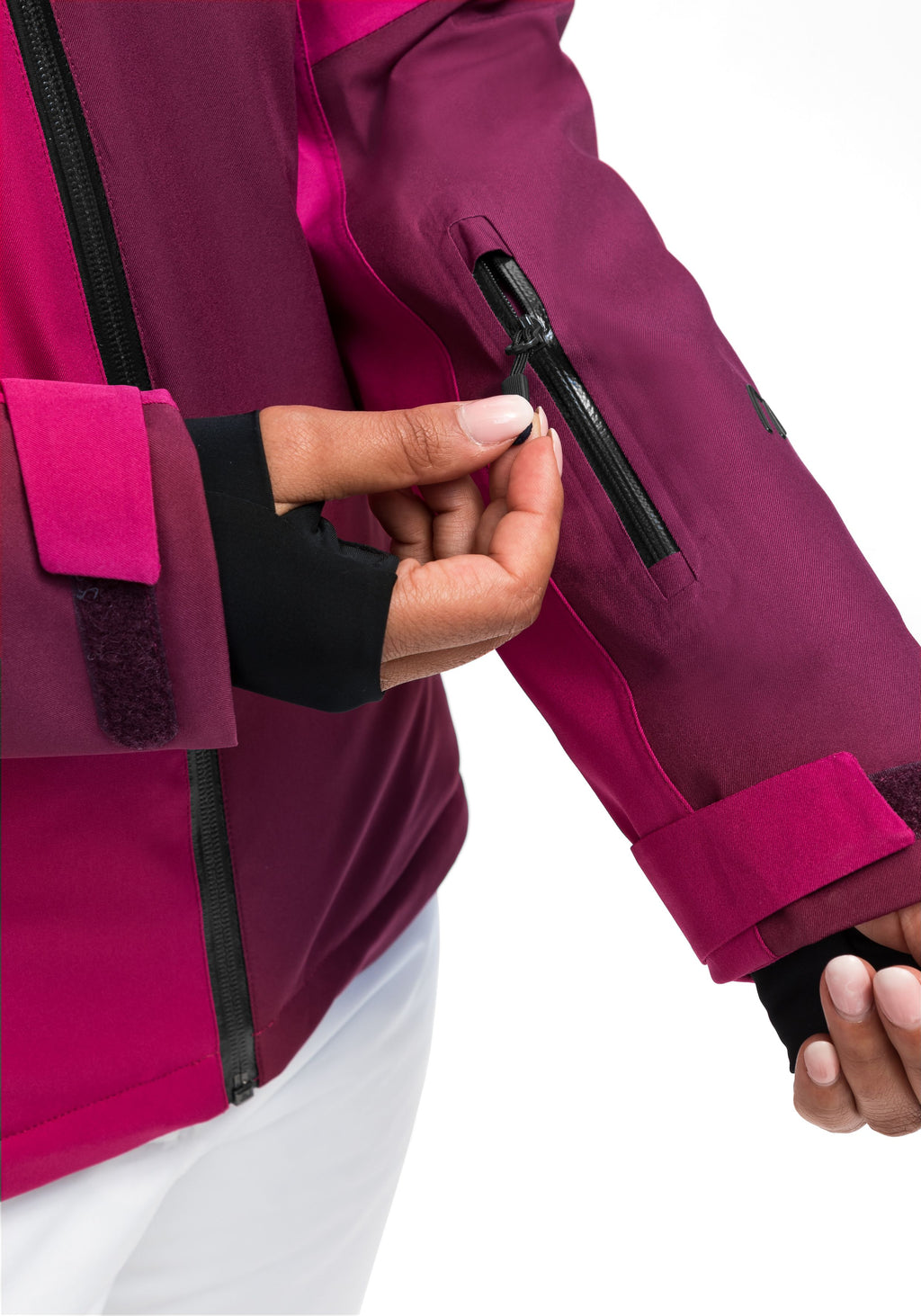 Maier Sports Nuria große Größen – magenta/cherrywin