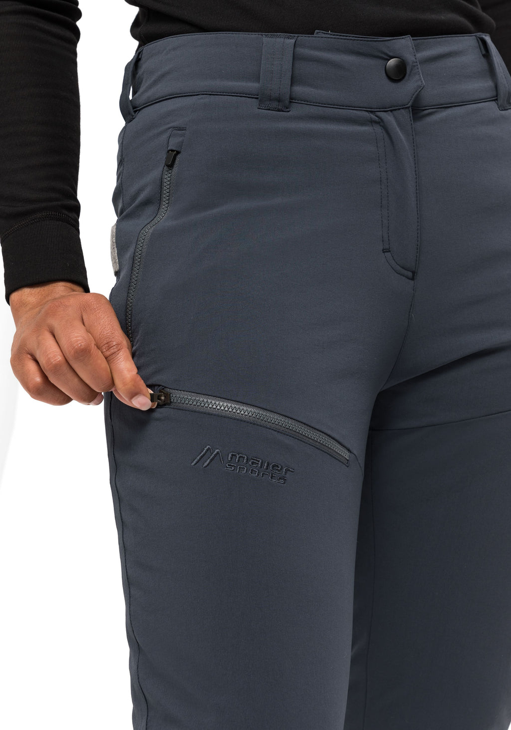 Maier Sports Lulaka Wool große Größen – graphite