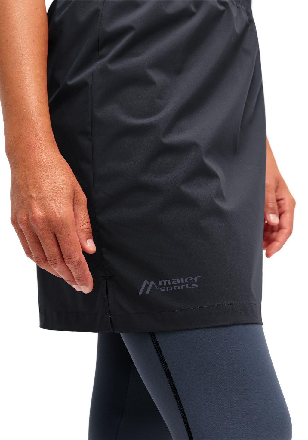 Maier Sports Rain Skirt 2.0 große Größen – black