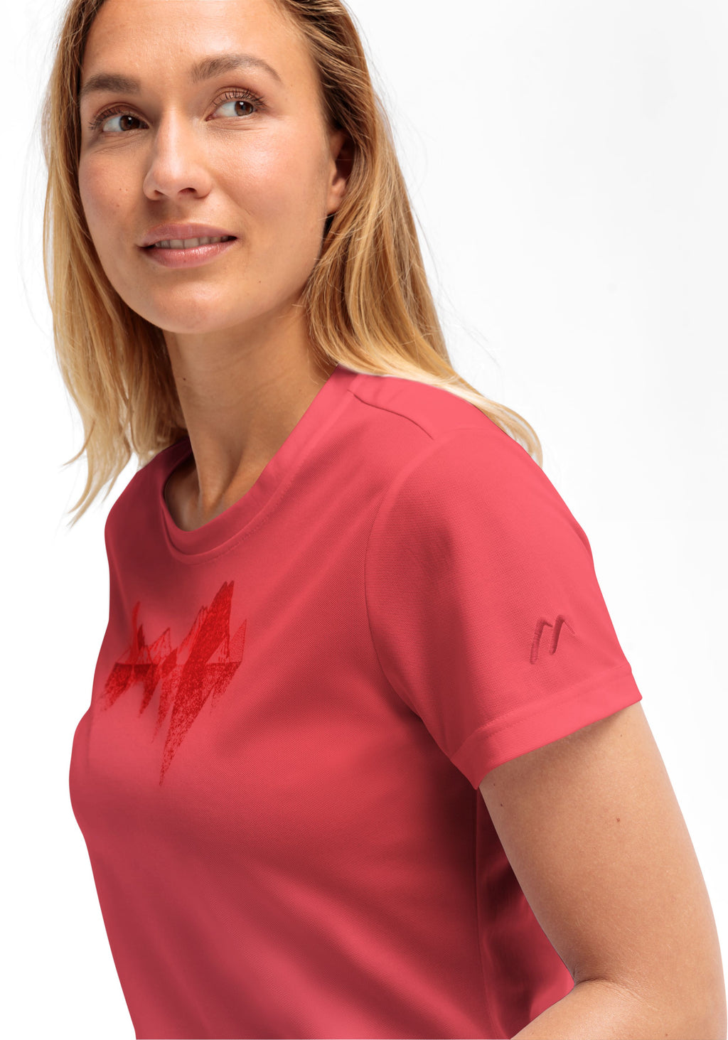 Maier Sports Tilia Pique W große Größen – watermelon red