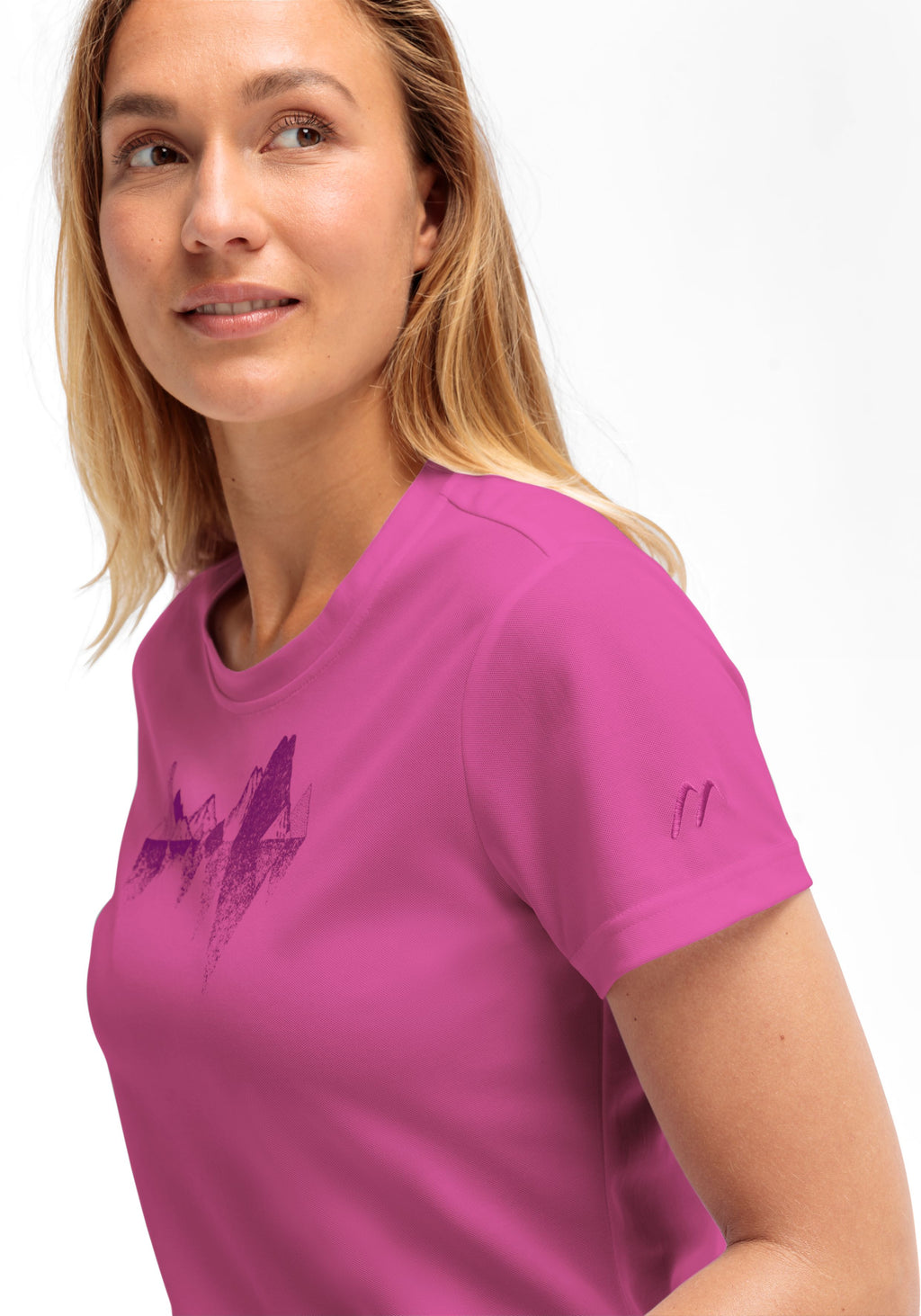 Maier Sports Tilia Pique W große Größen – pink flambé
