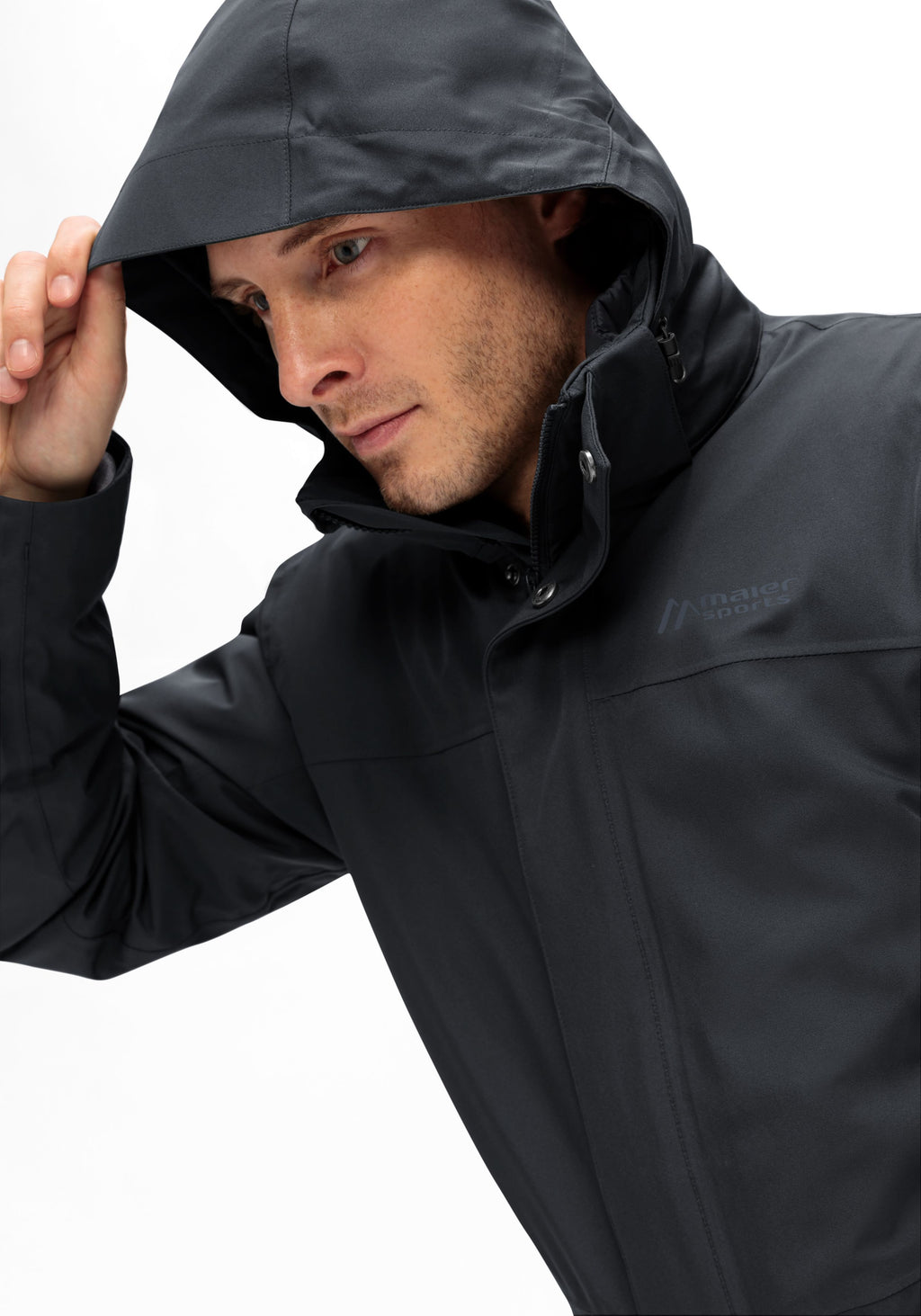 Maier Sports Peyor 3in1 große Größen – black/graphite