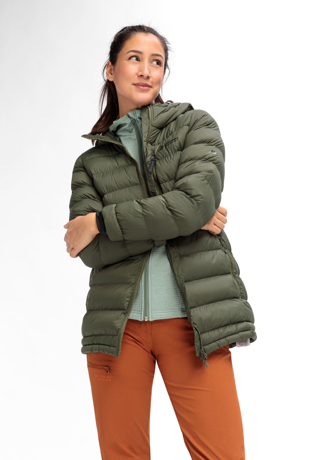 Maier Sports Lomnica Coat W große Größen – Green