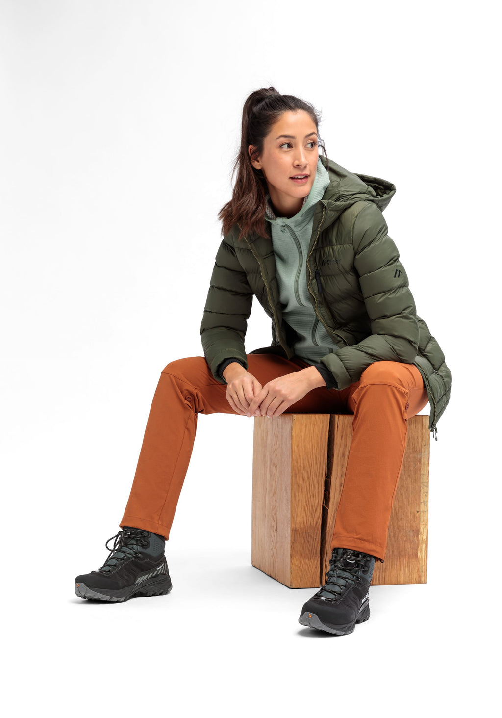 Maier Sports Lomnica Coat W große Größen – Green