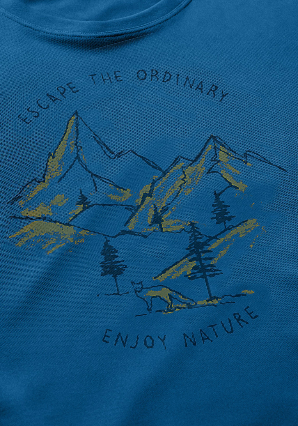 Maier Sports Dieter Print große Größen – imperial blue