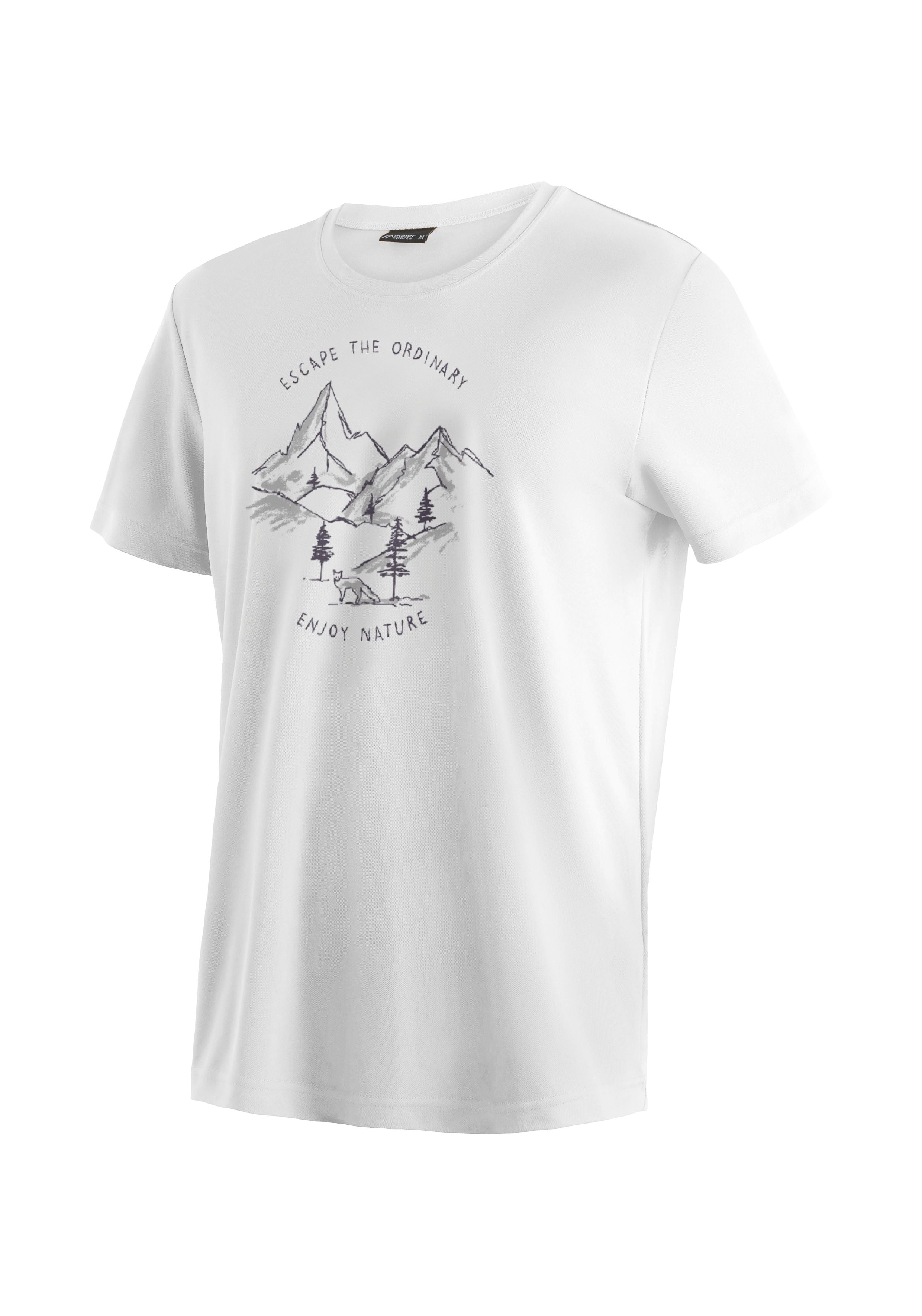 Maier Sports Dieter Print große Größen – white