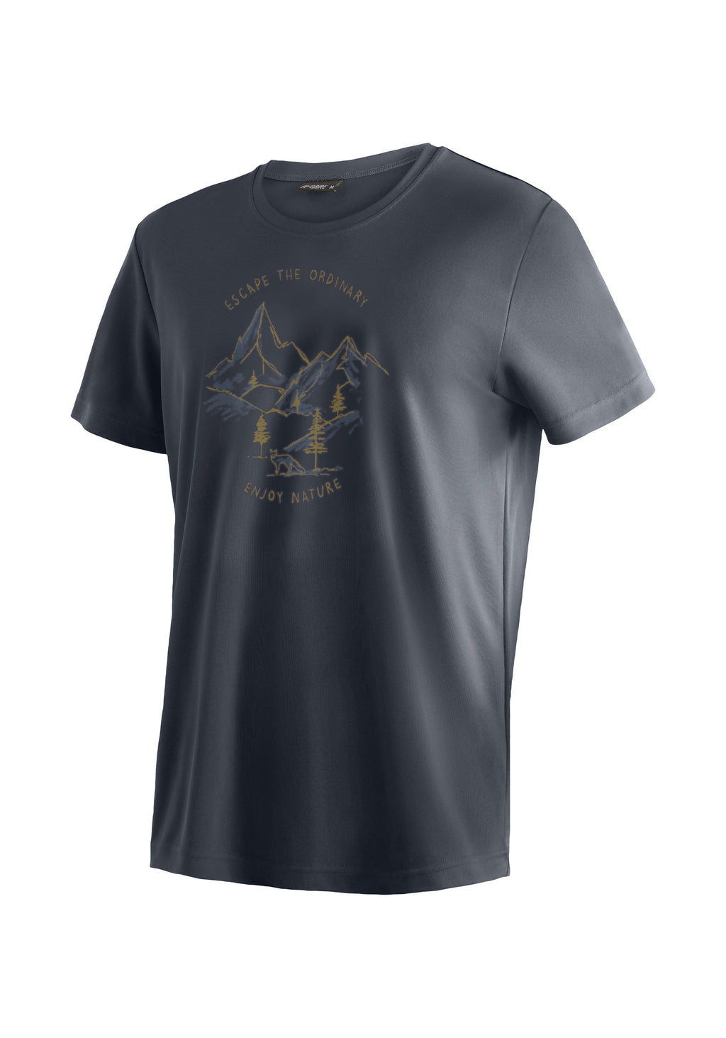 Maier Sports Dieter Print große Größen – graphite