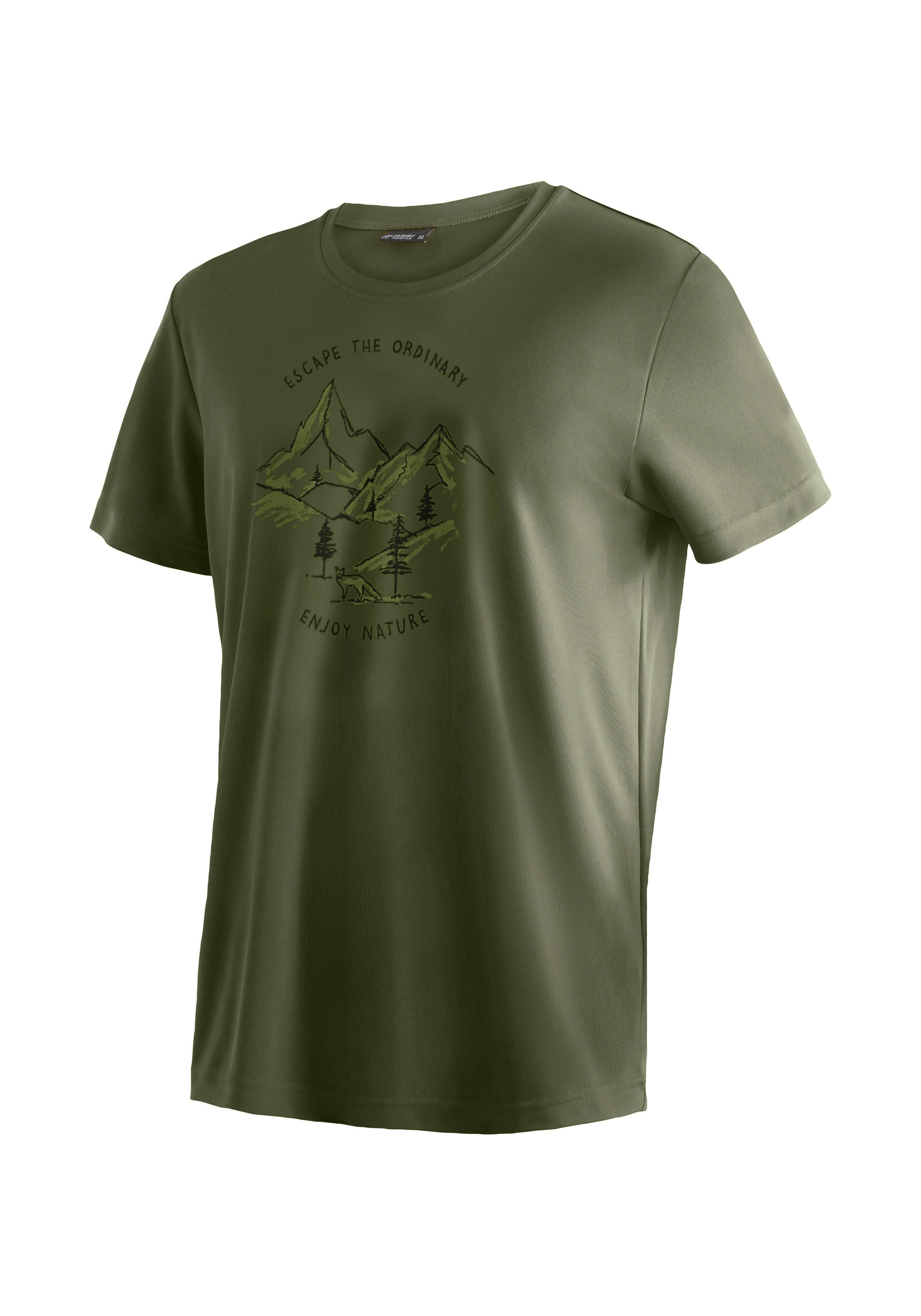 Maier Sports Dieter Print große Größen – green goose