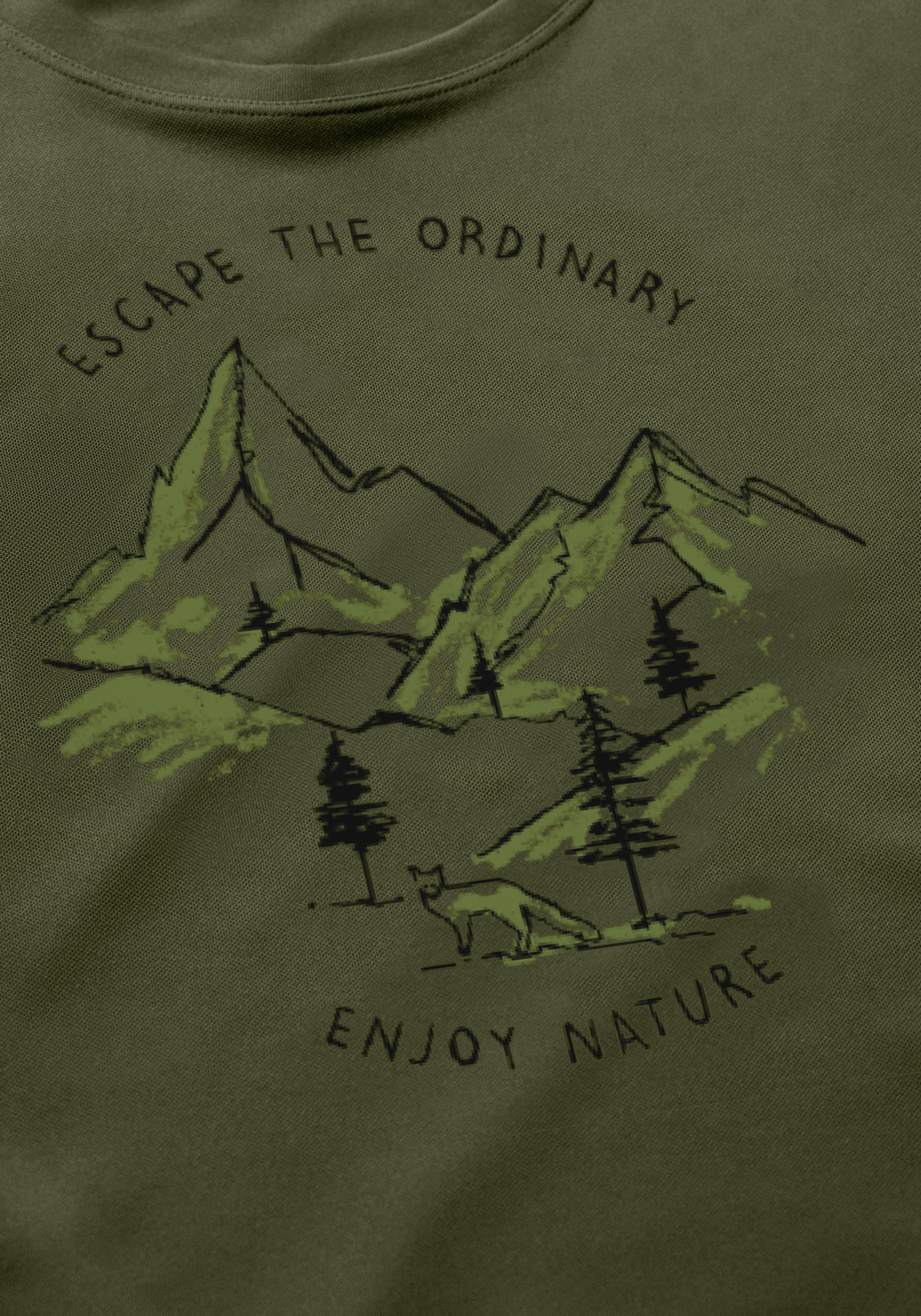 Maier Sports Dieter Print große Größen – green goose