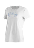 Maier Sports Wilma Print große Größen – white