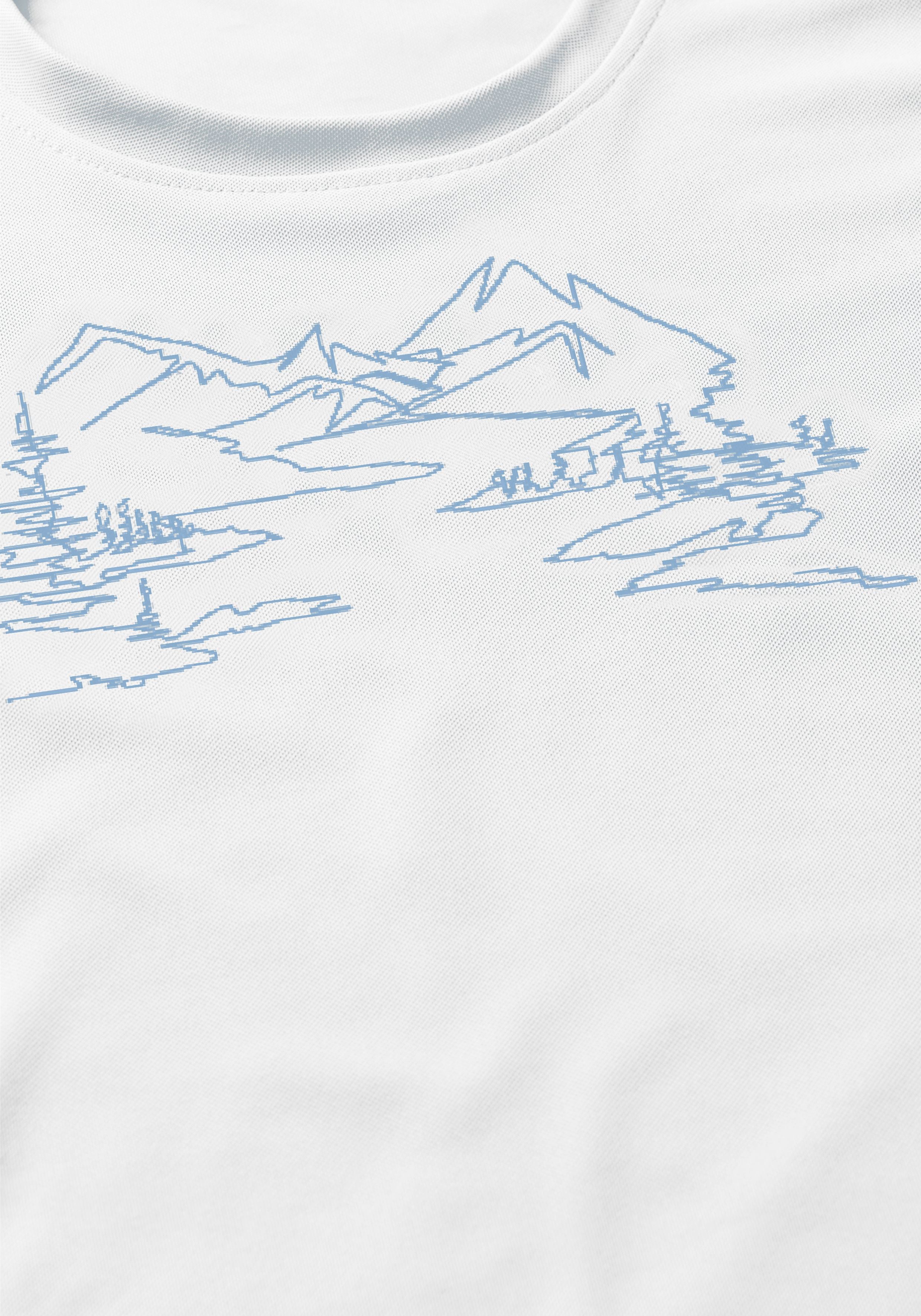 Maier Sports Wilma Print große Größen – white